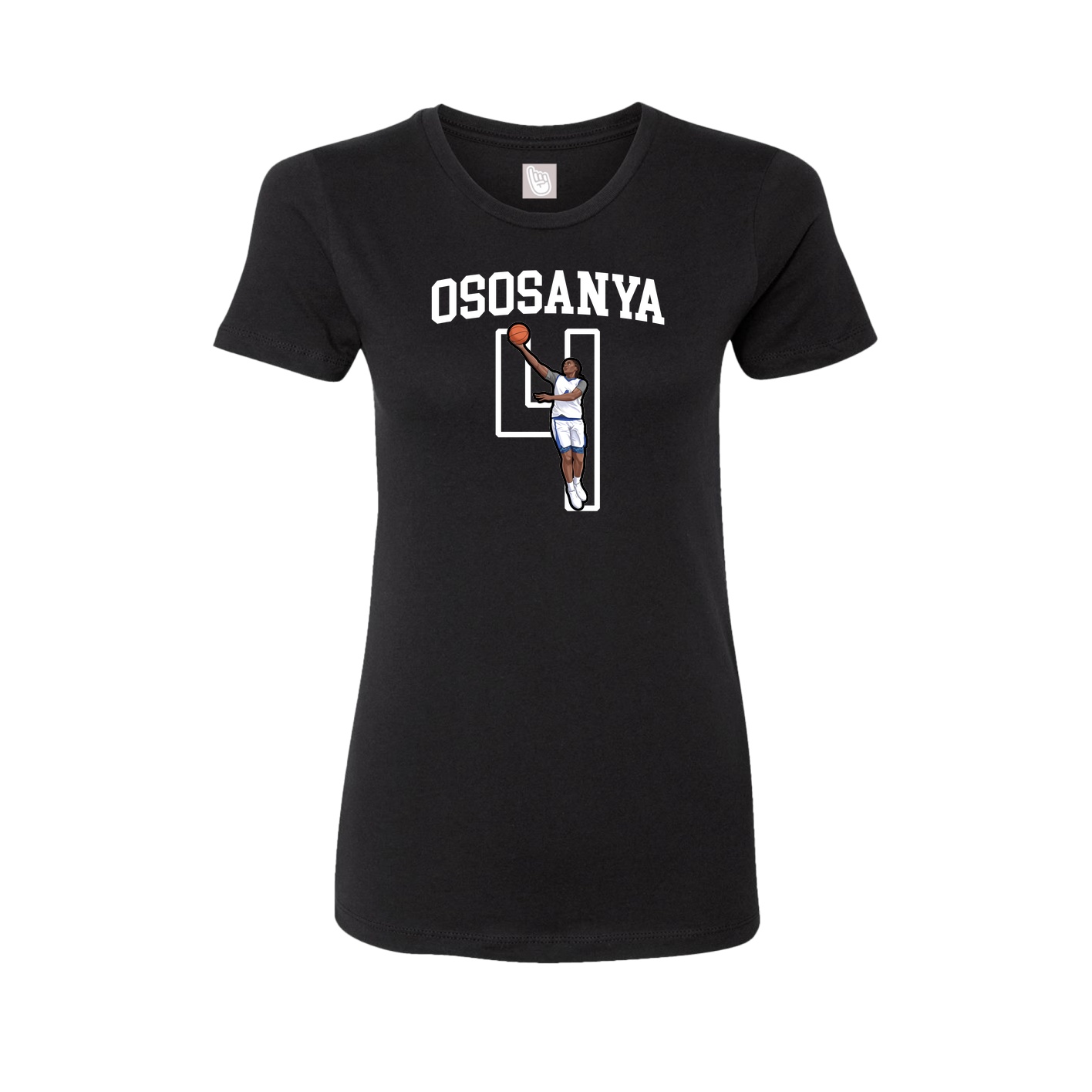 Fitted Women's Tee — Shirsey in Black