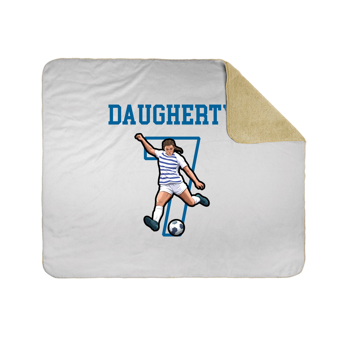 Throw Blanket — Shirsey in White
