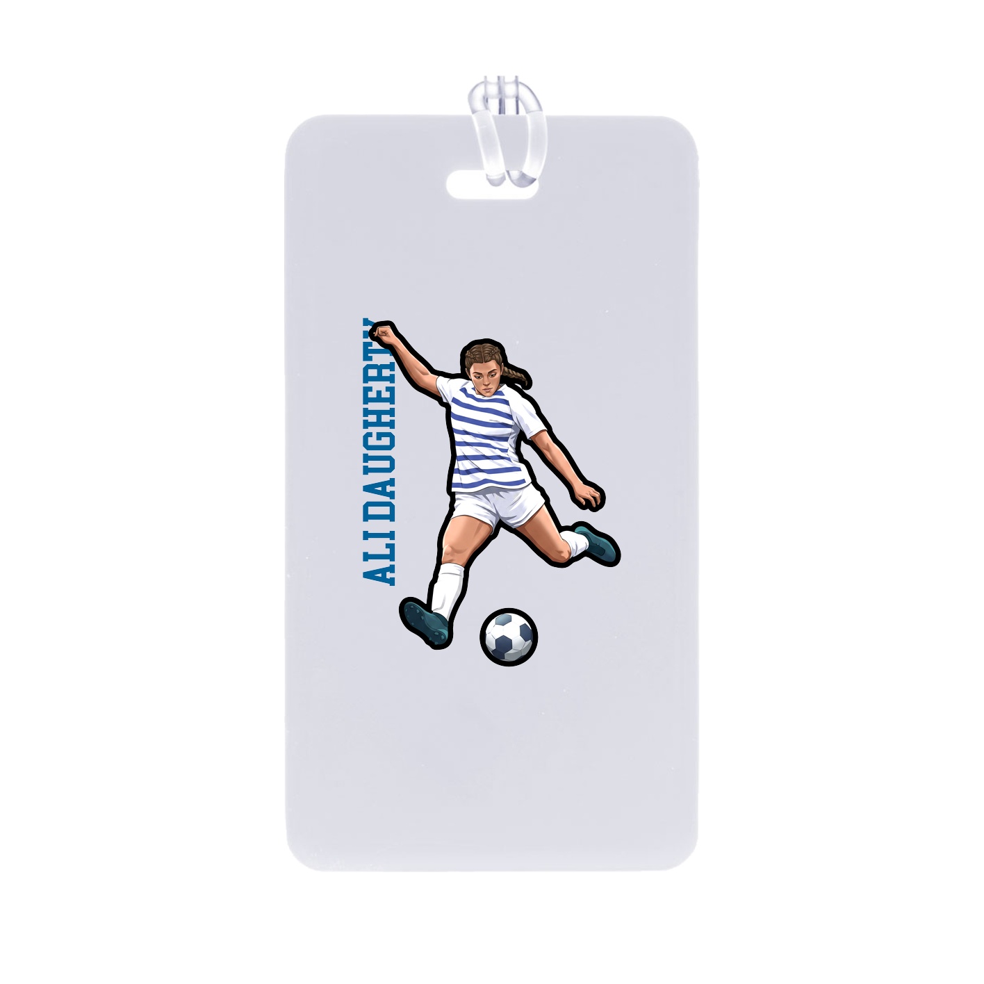 Bag Tag — Name Vertical in Classic