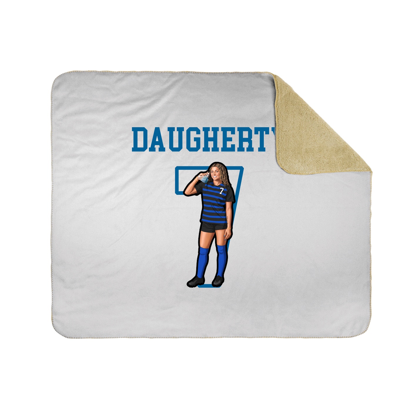 Throw Blanket — Shirsey in White