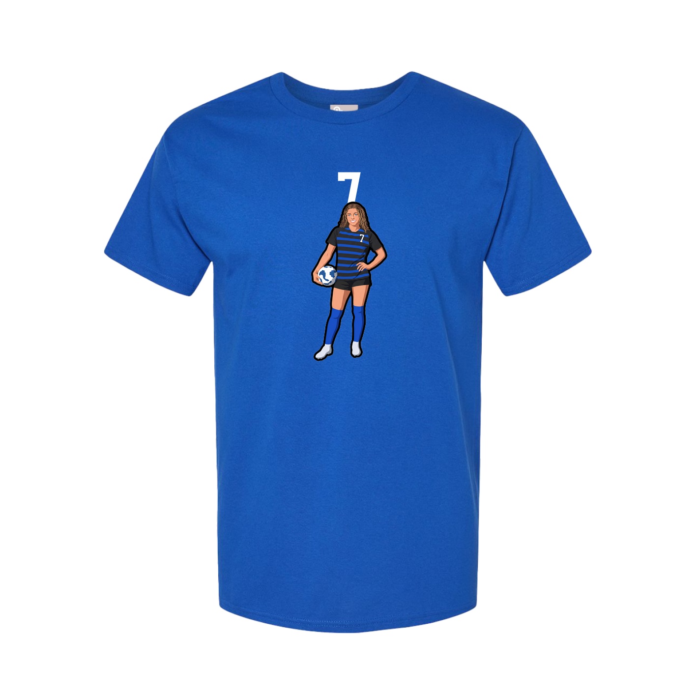 Tee — Number Top in Royal