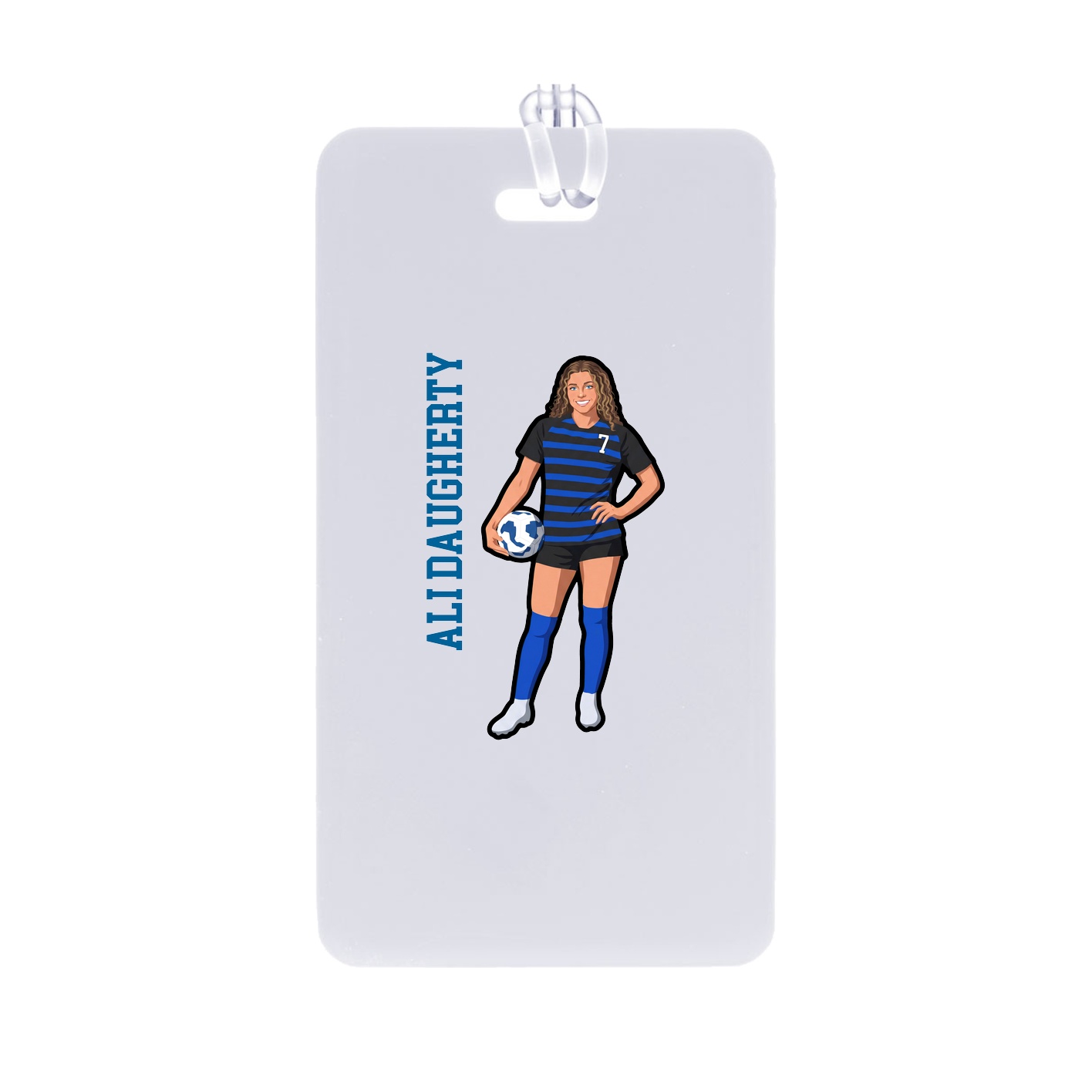 Bag Tag — Name Vertical in Classic