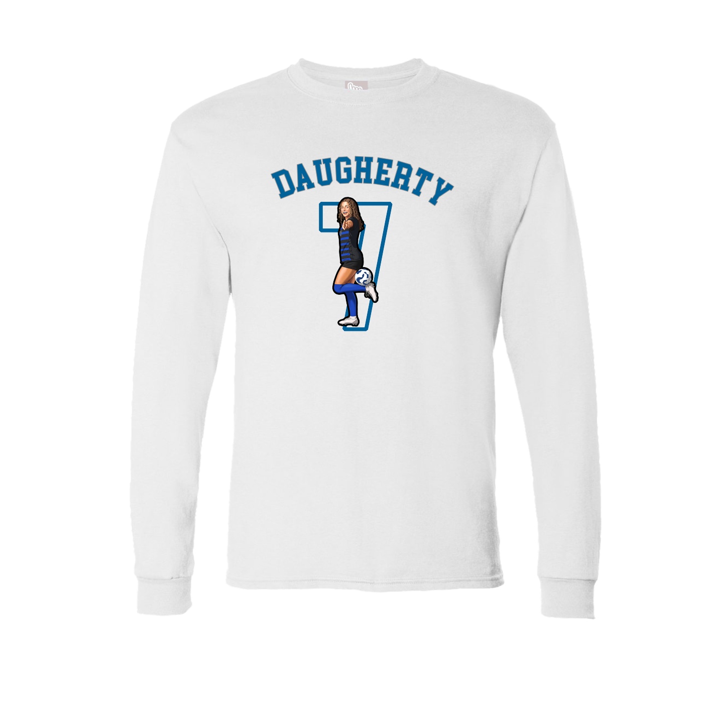 Long Sleeve Tee — Shirsey Arch in White