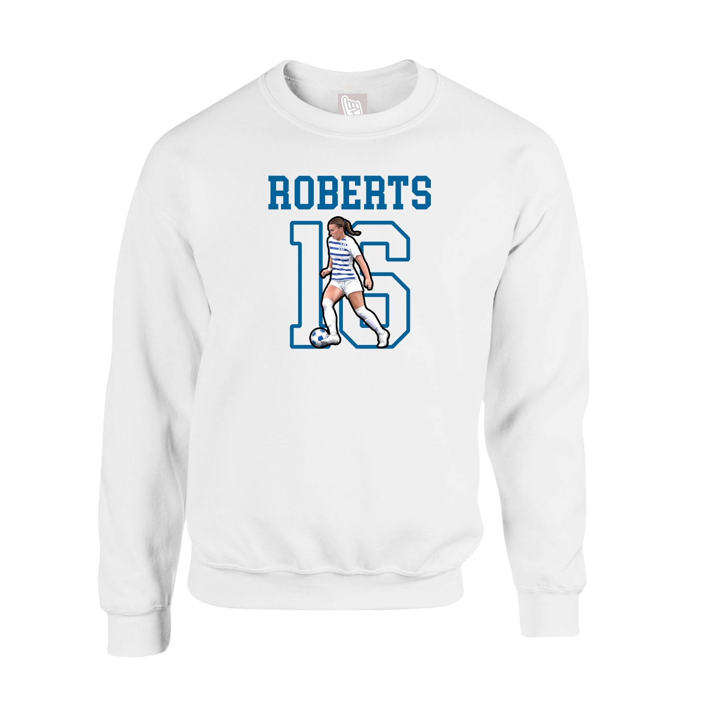 Fleece Crew — Shirsey in White