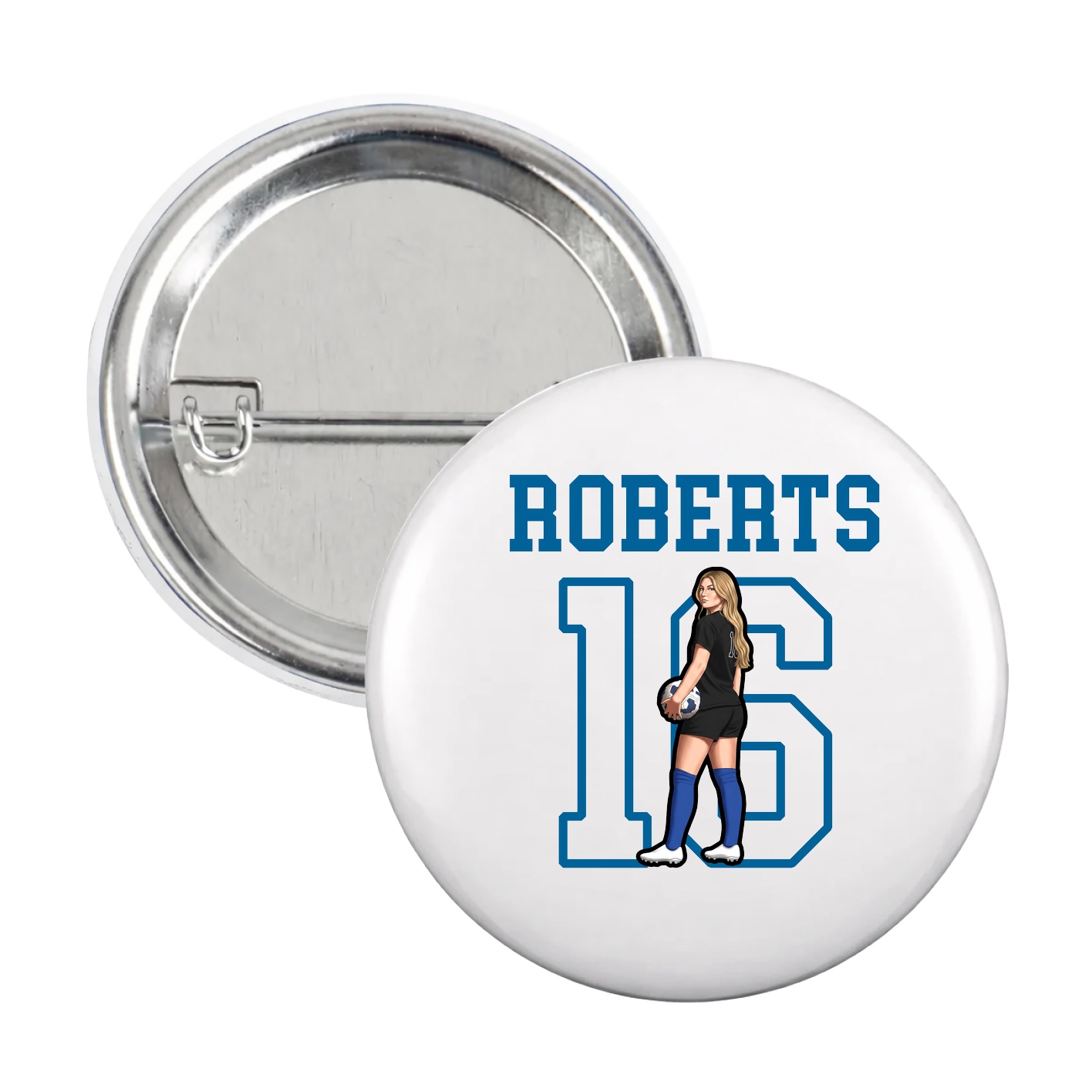 Game Day Button — Shirsey in White