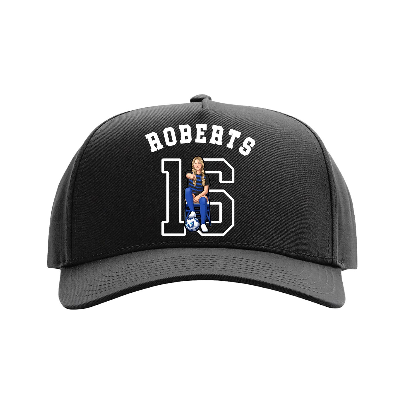 Full Fabric Five-Panel Champ Cap