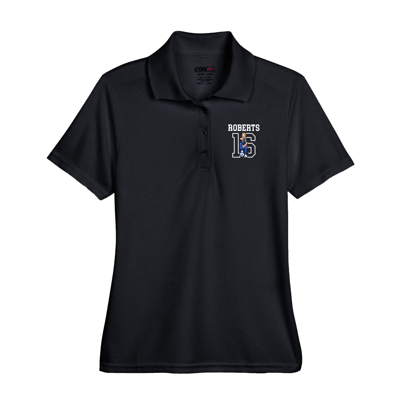 Performance Polo — Shirsey in Black