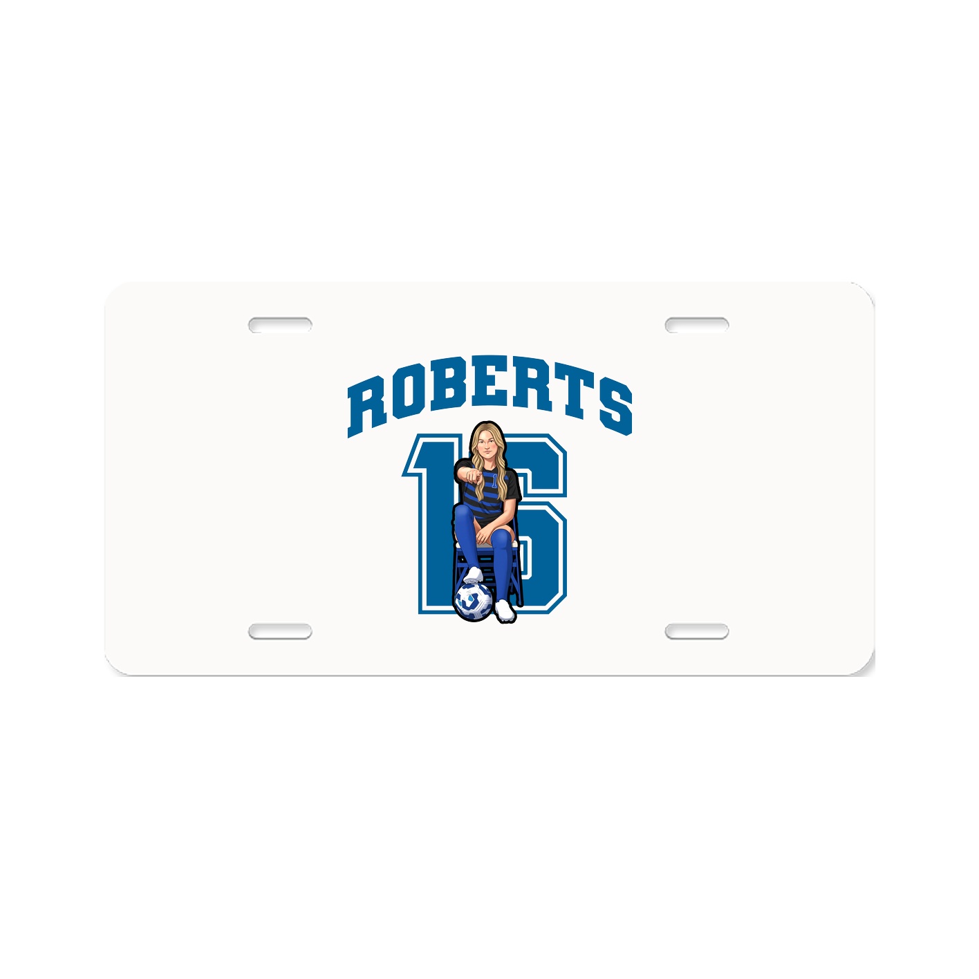 License Plate — Number in Classic