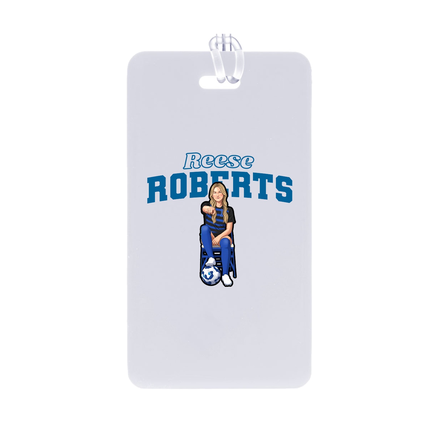 Bag Tag — Name Arch in Classic