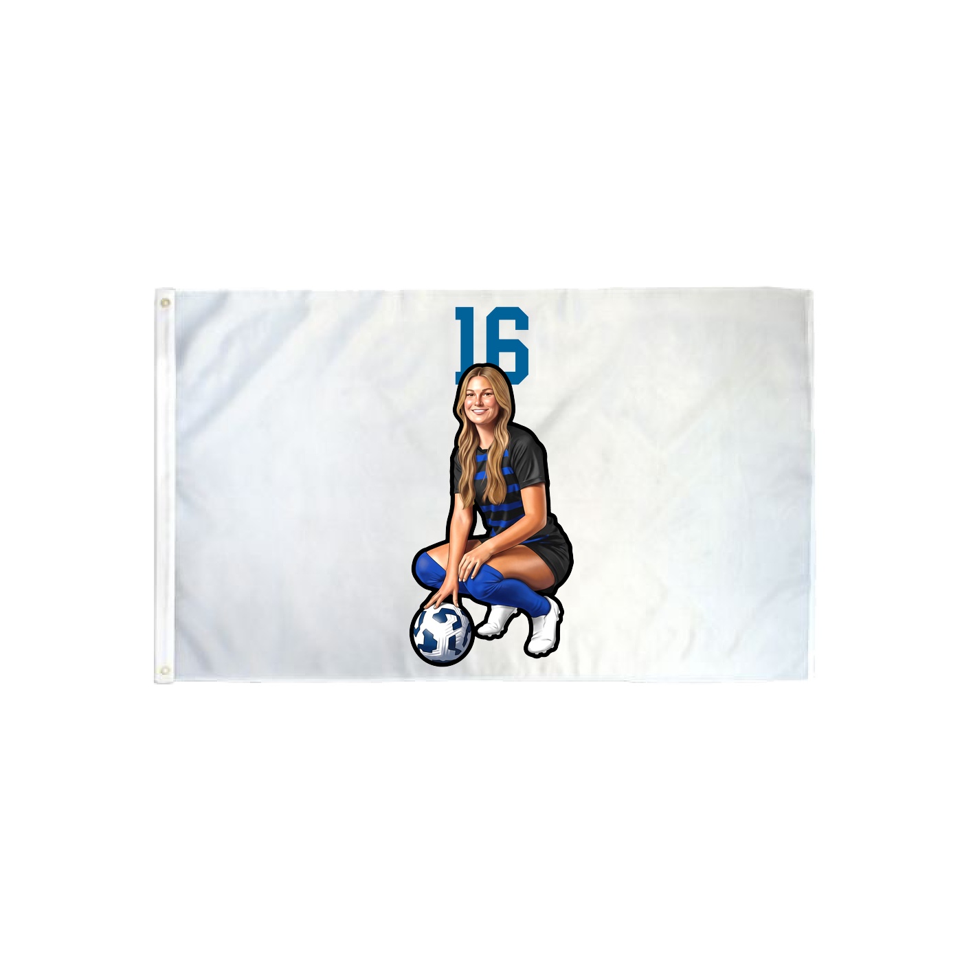 3x5 Flag — Number Top in Classic