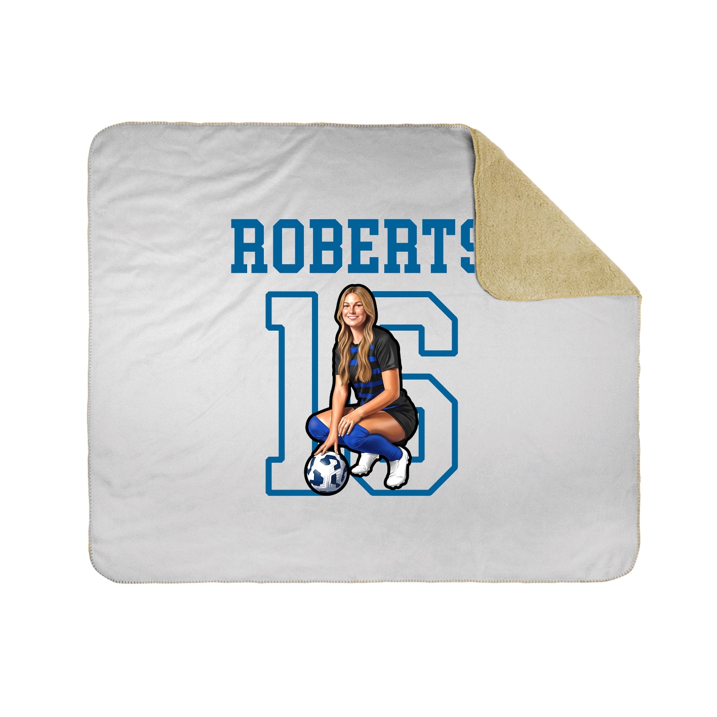 Throw Blanket — Shirsey in White