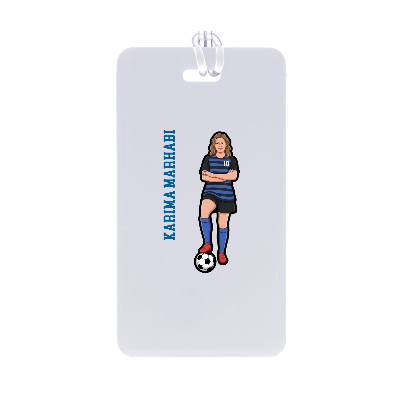 Bag Tag — Name Vertical in Classic