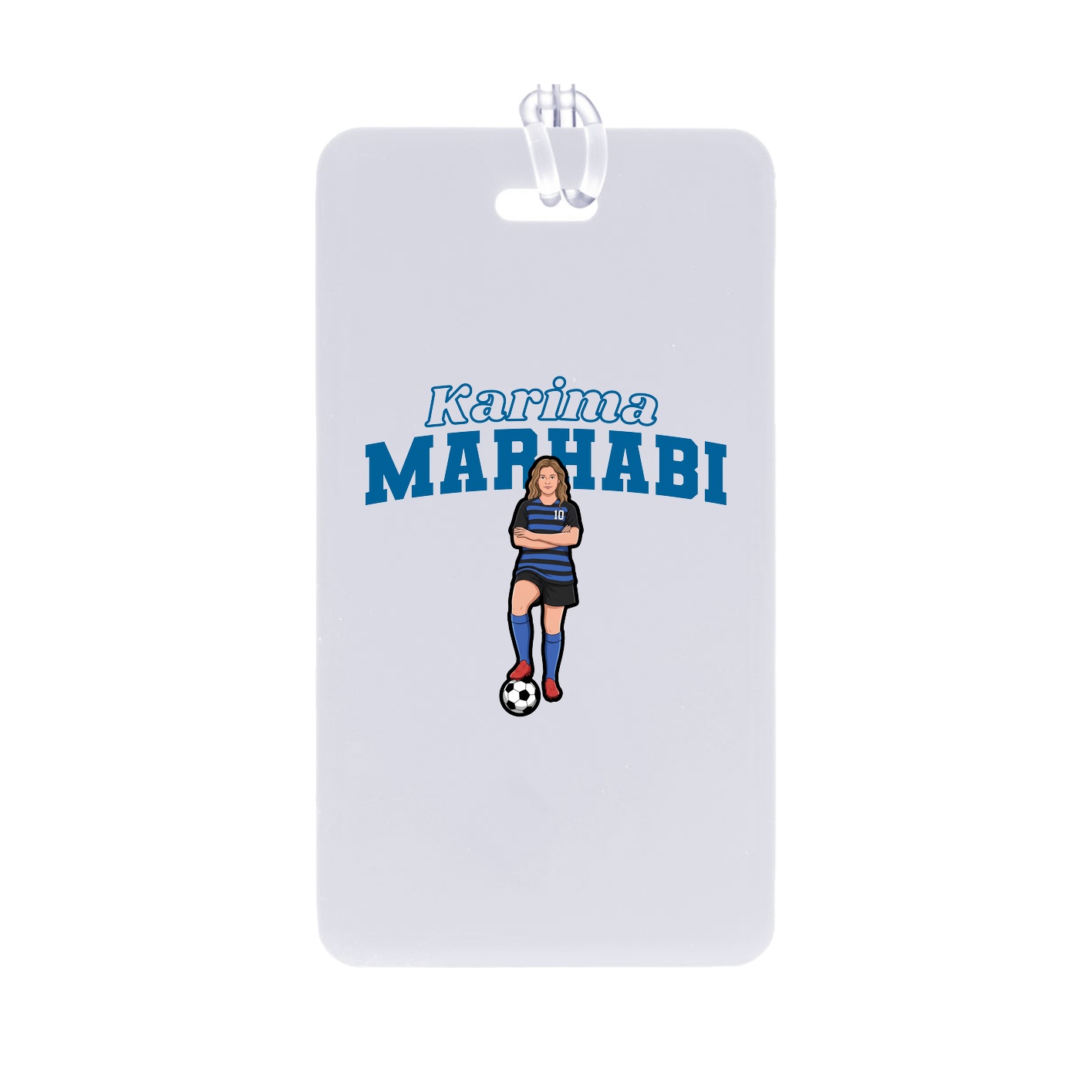Bag Tag — Name Arch in Classic