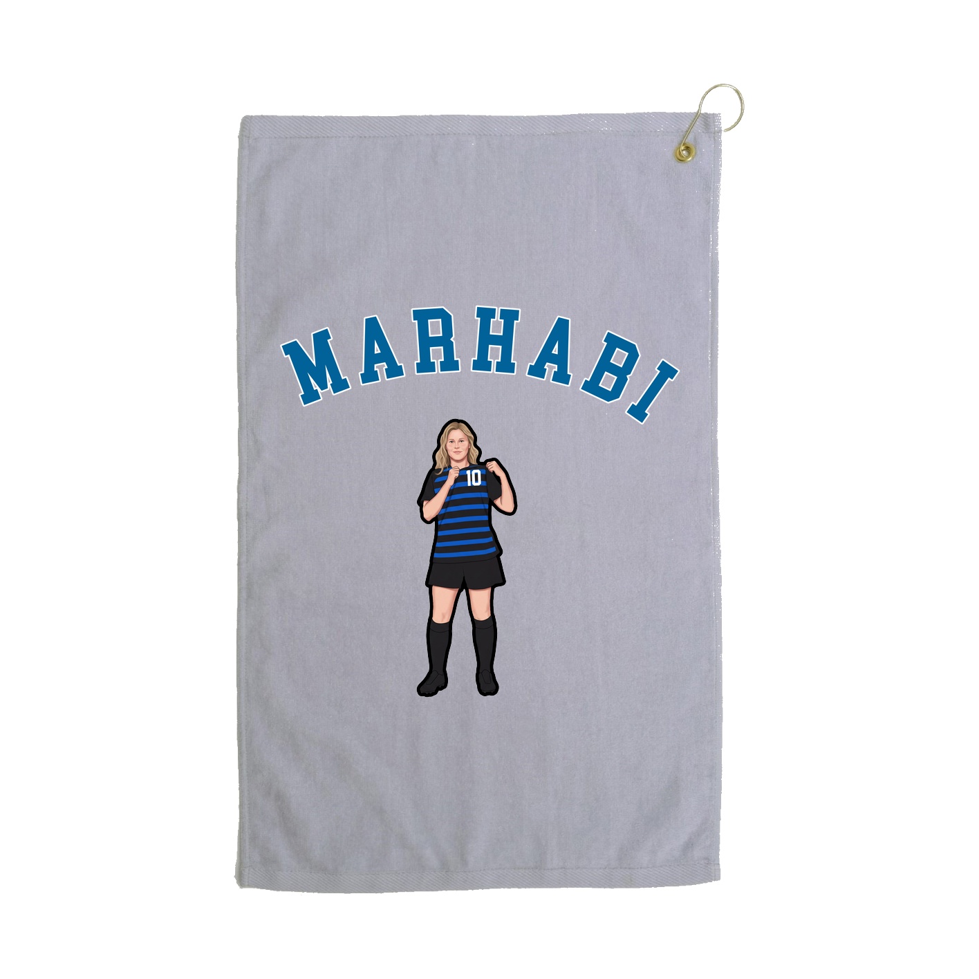 Golf Towel — Shirsey Arch in Grey