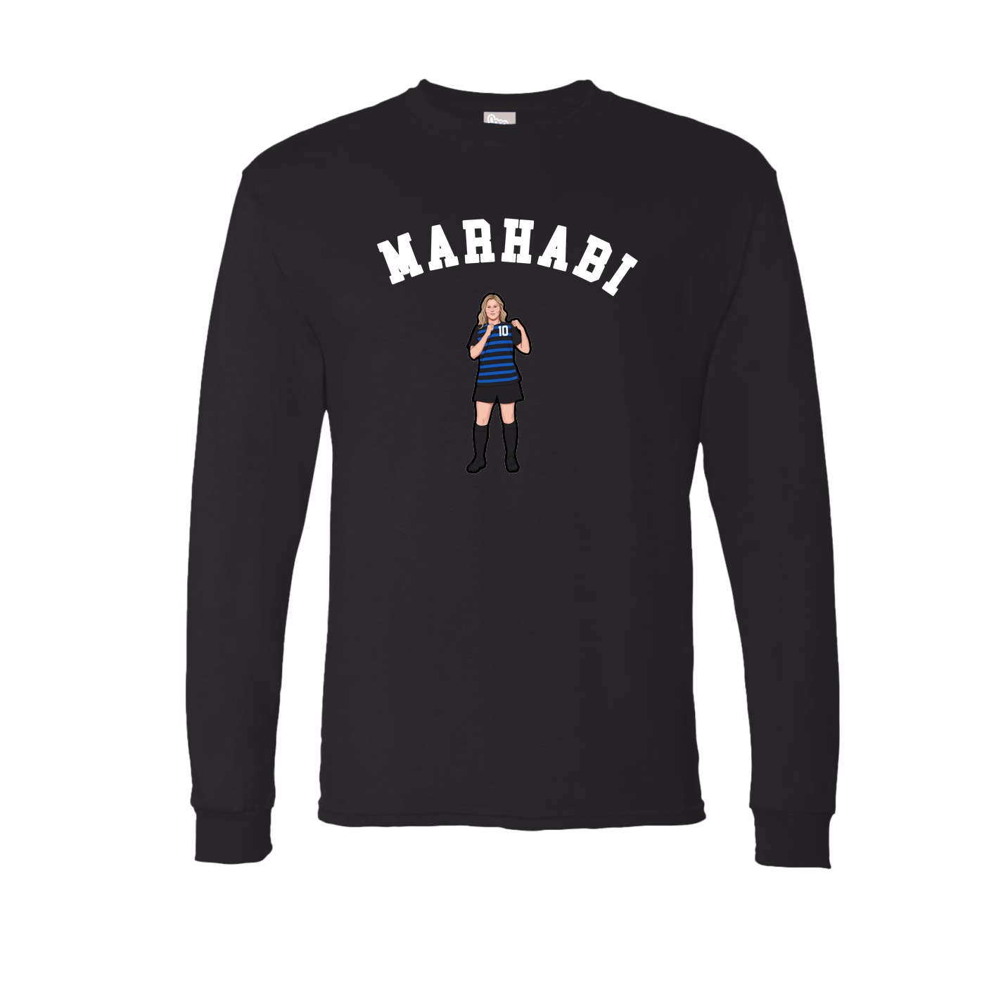 Long Sleeve Tee — Shirsey Arch in Black