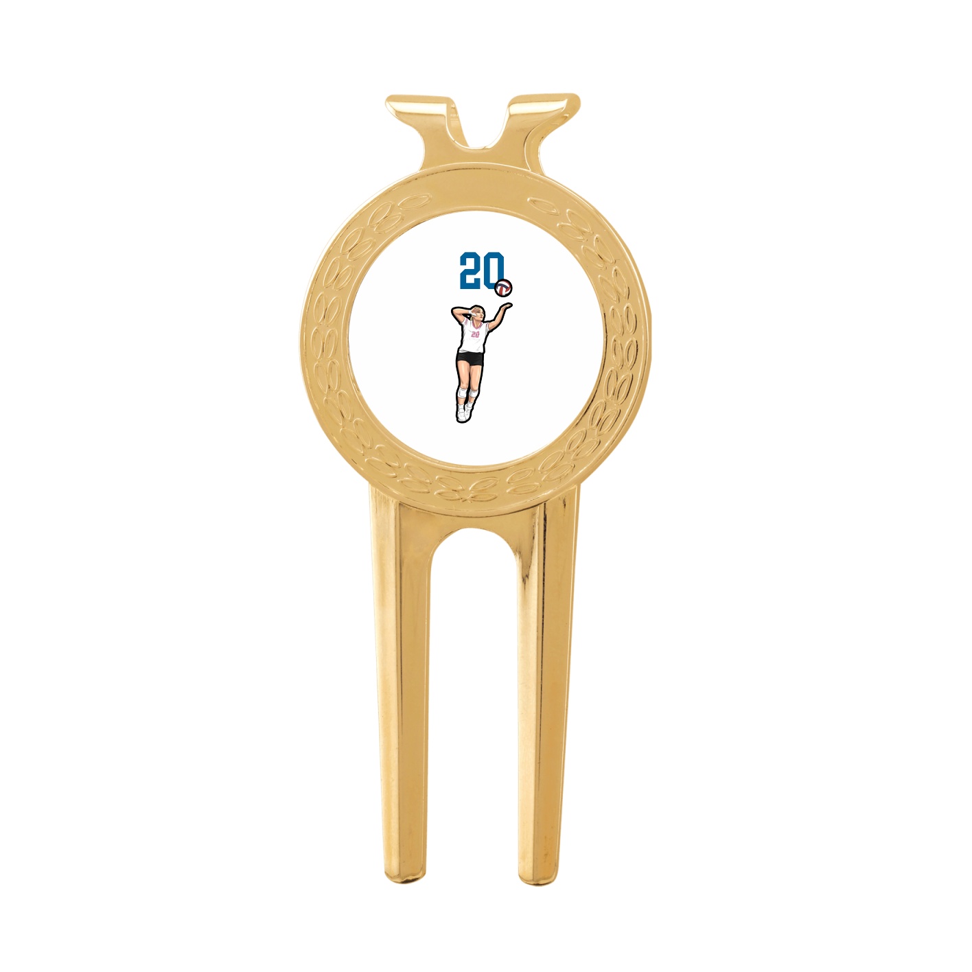 Divot Tool with Ball Marker — Number Top in Classic