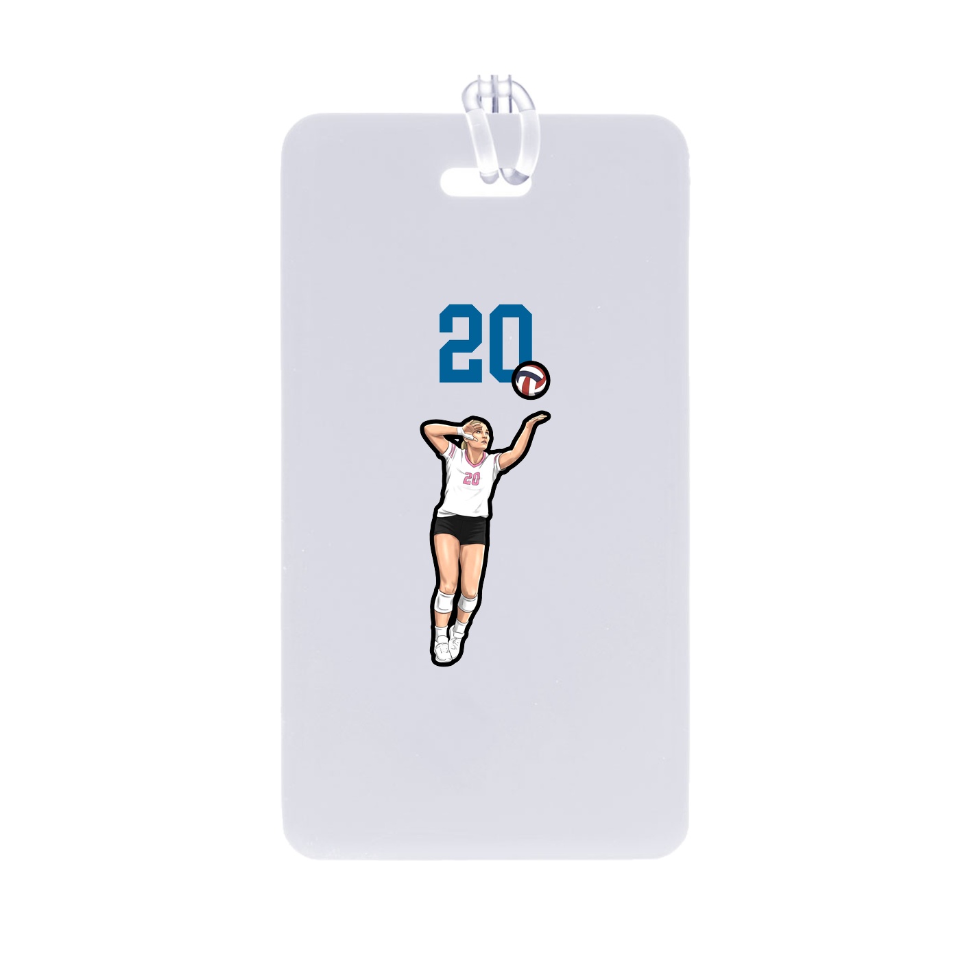 Bag Tag — Number Top in Classic