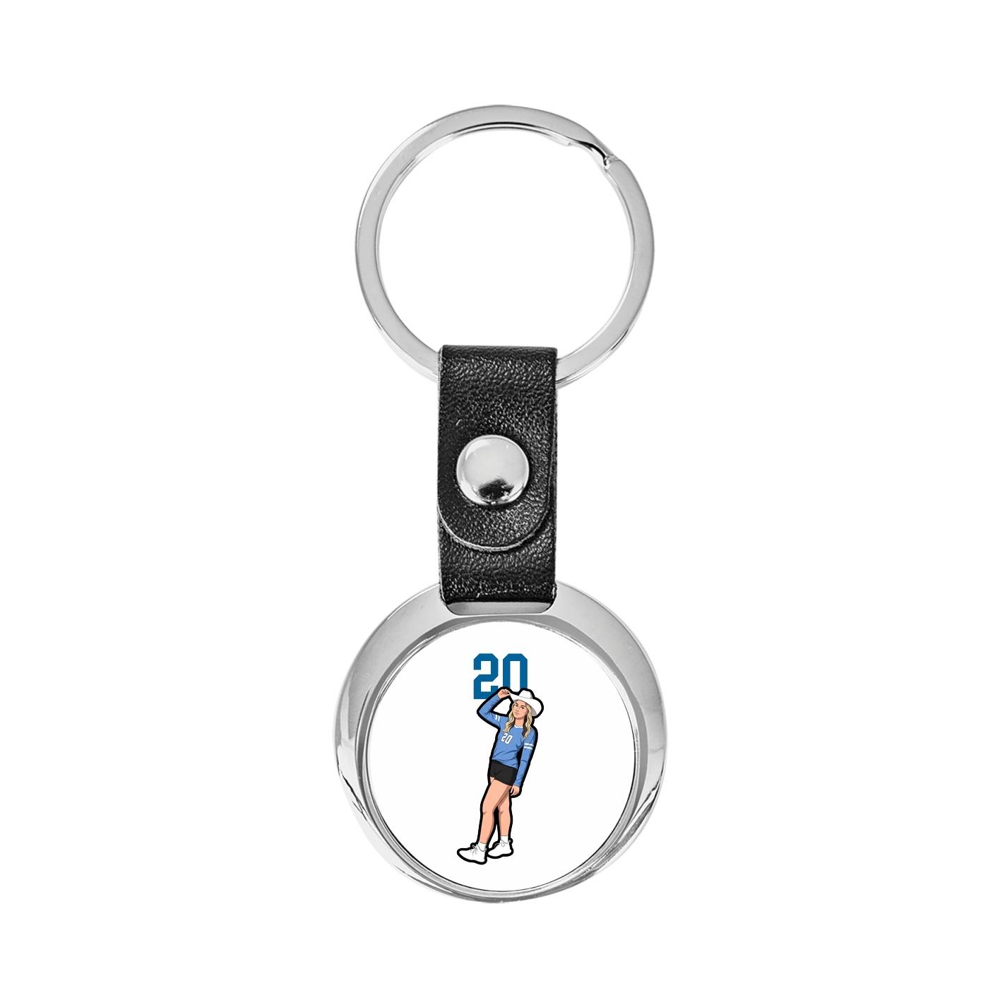 Key Chain — Number Top in Classic