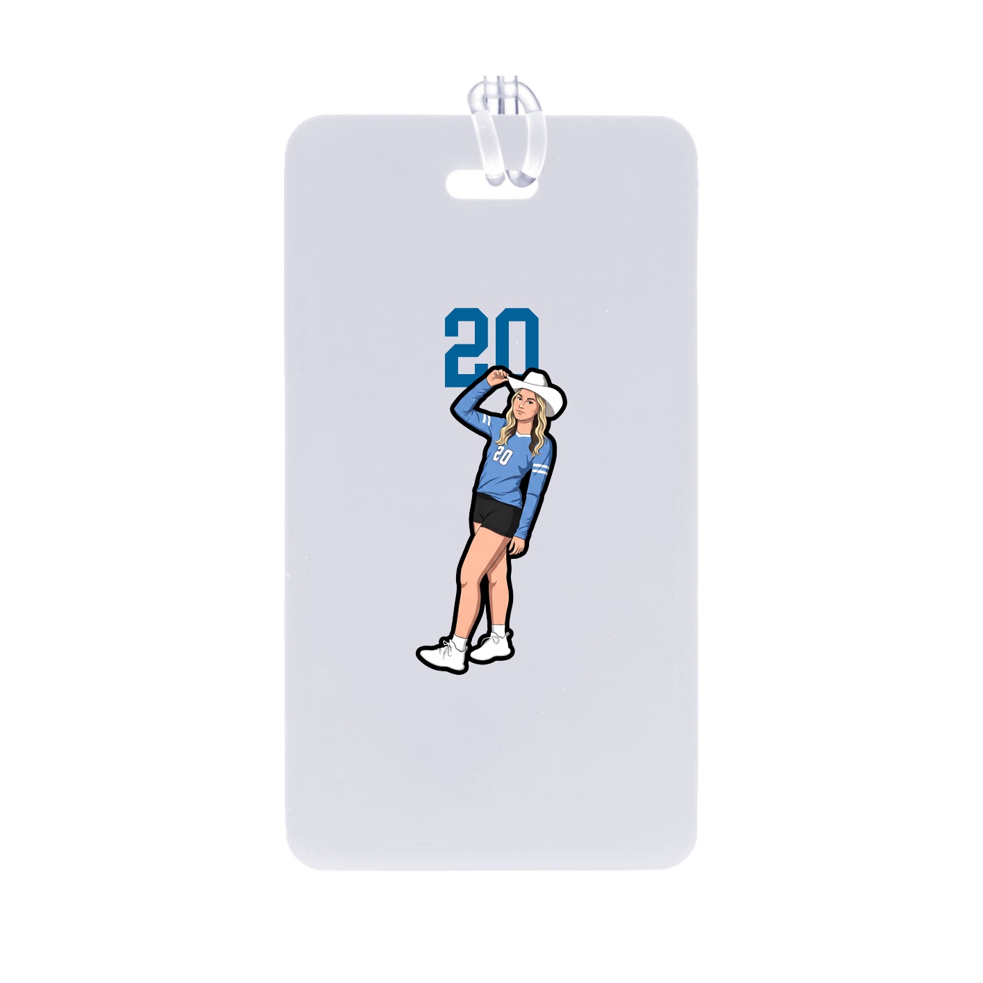 Bag Tag — Number Top in Classic