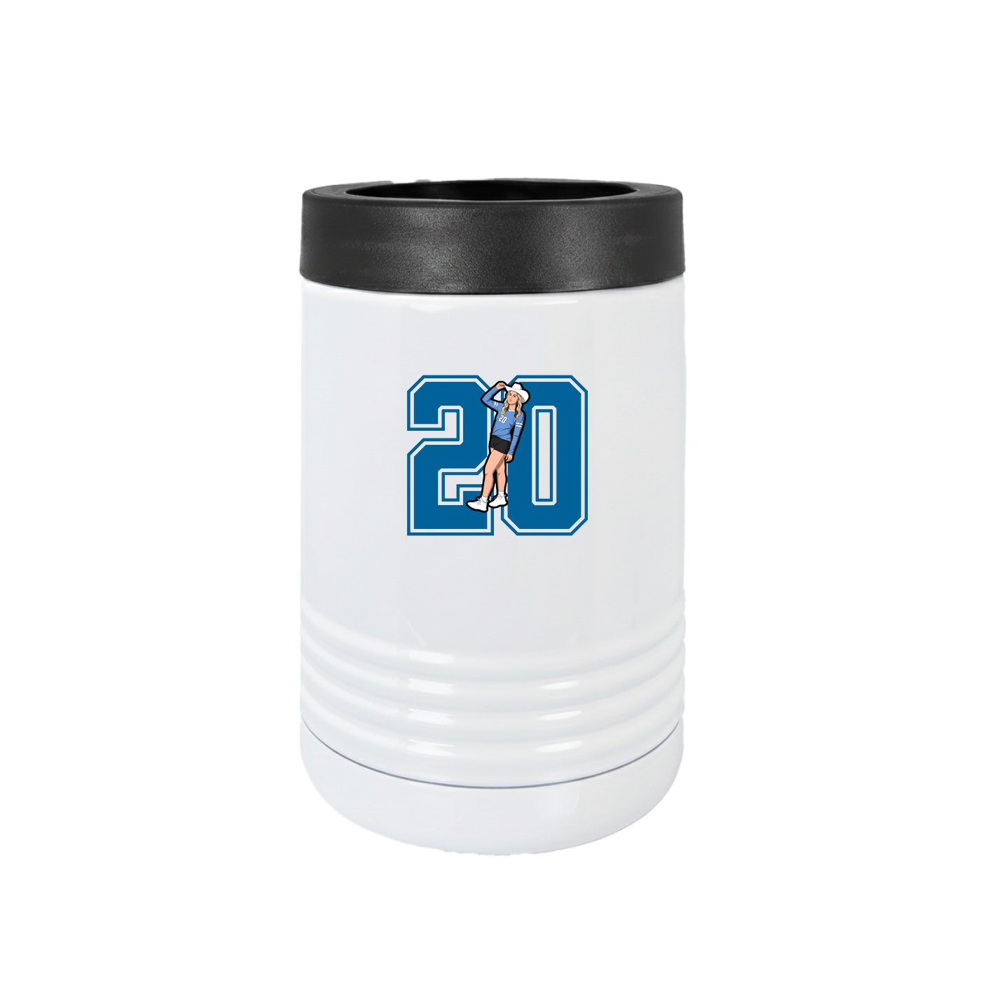 Beverage Holder — Number in White