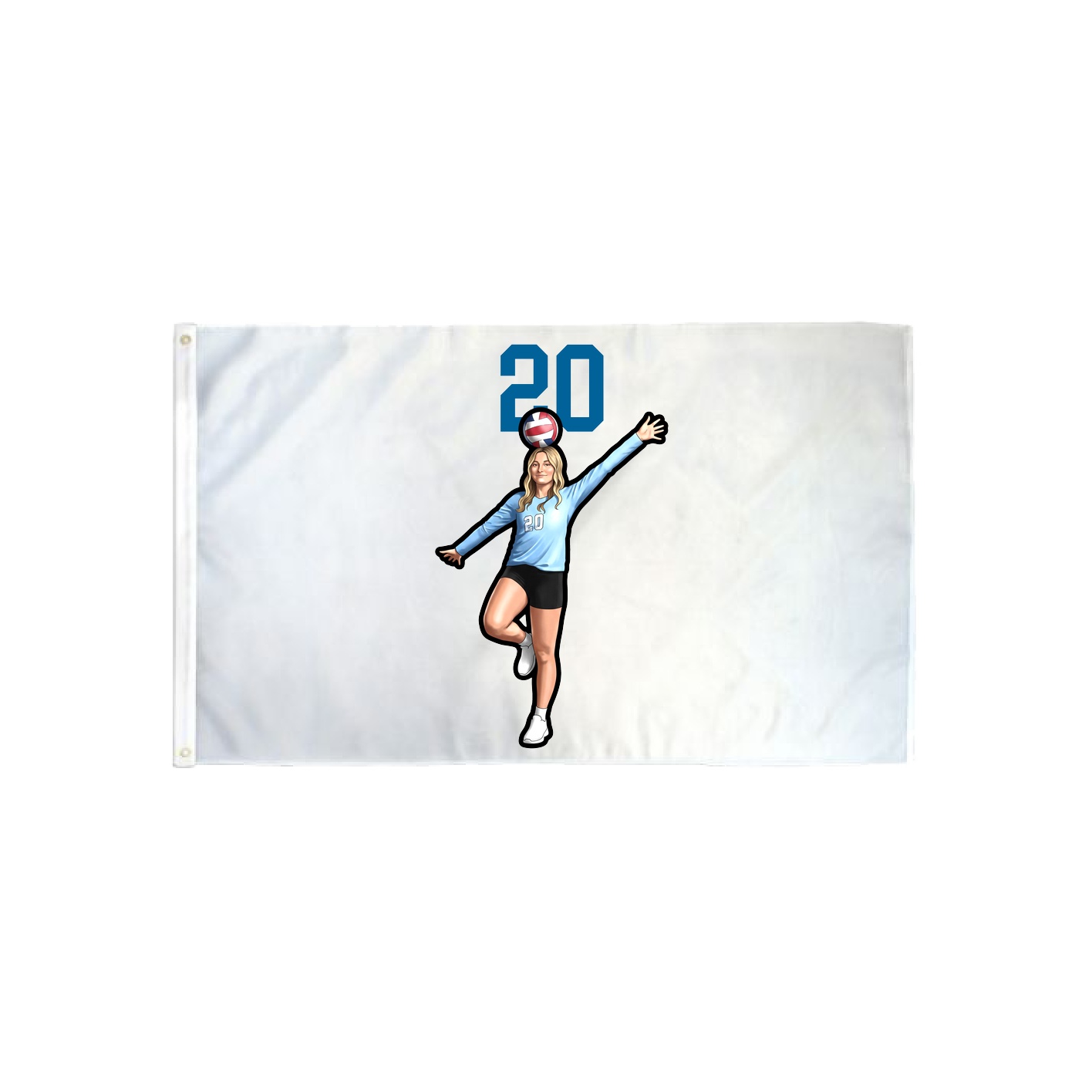 3x5 Flag — Number Top in Classic