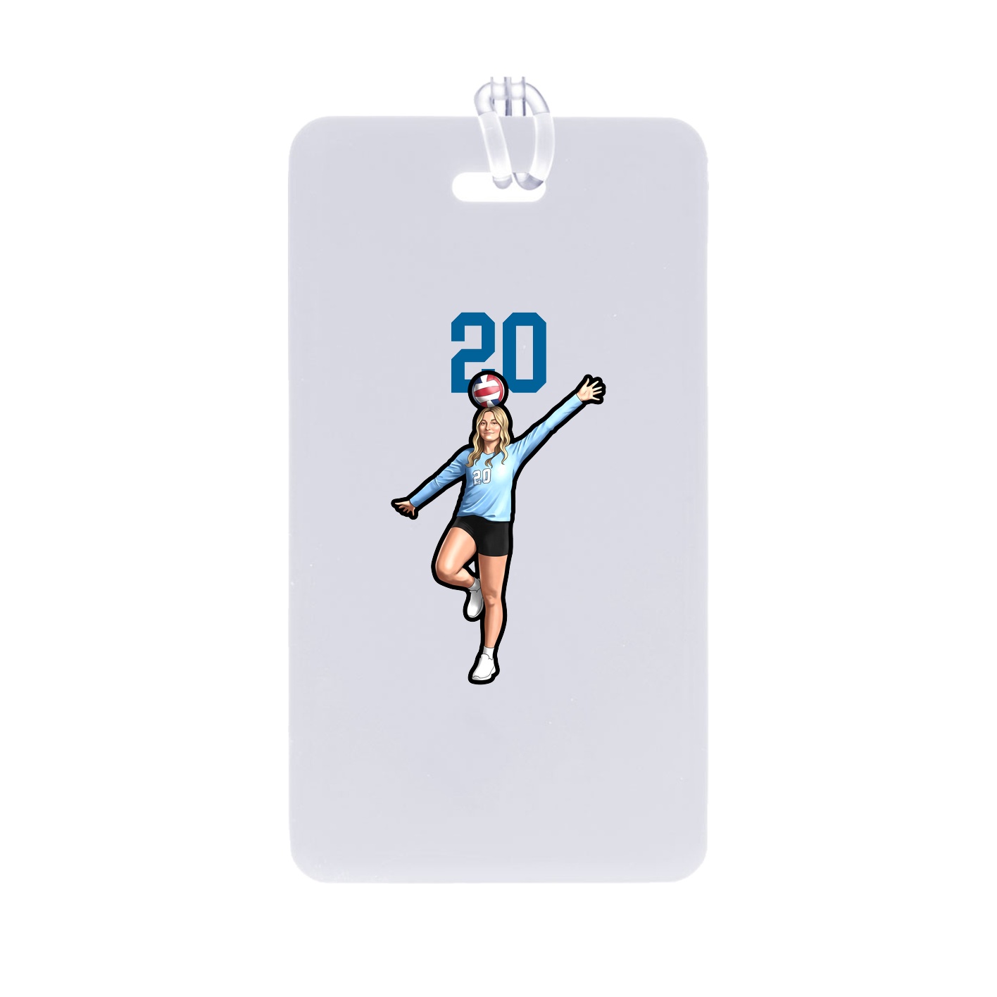 Bag Tag — Number Top in Classic