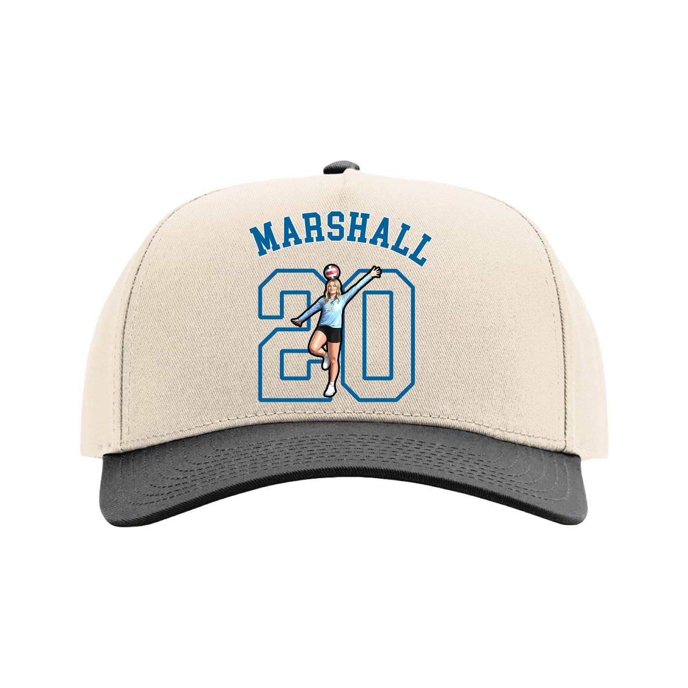 Full Fabric Five-Panel Champ Cap