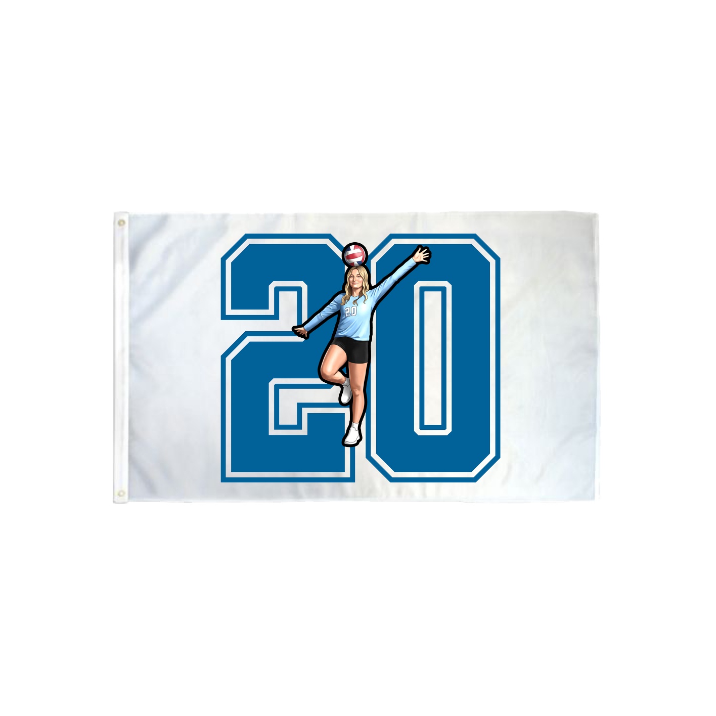 3x5 Flag — Number in Classic