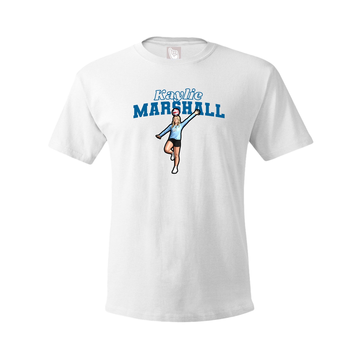 Tee — Name Arch in White