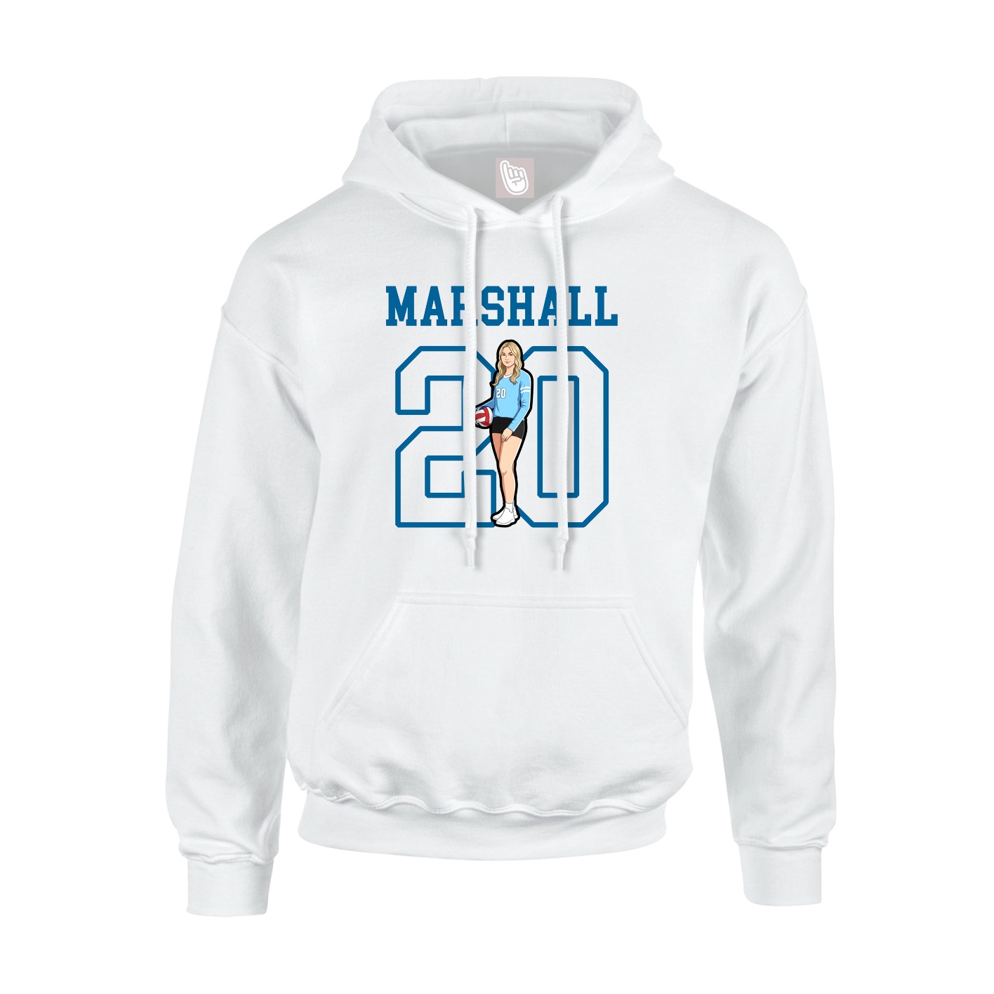 Youth Hoodie — Shirsey in White