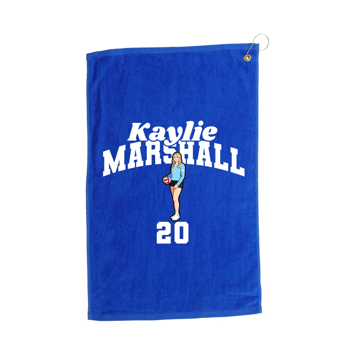 Golf Towel — Signature Arch in Royal