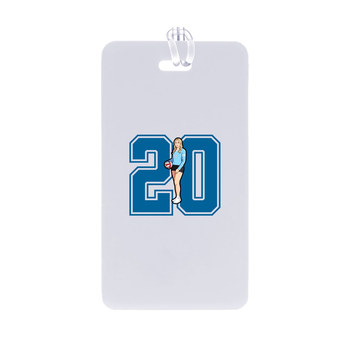 Bag Tag — Number in Classic
