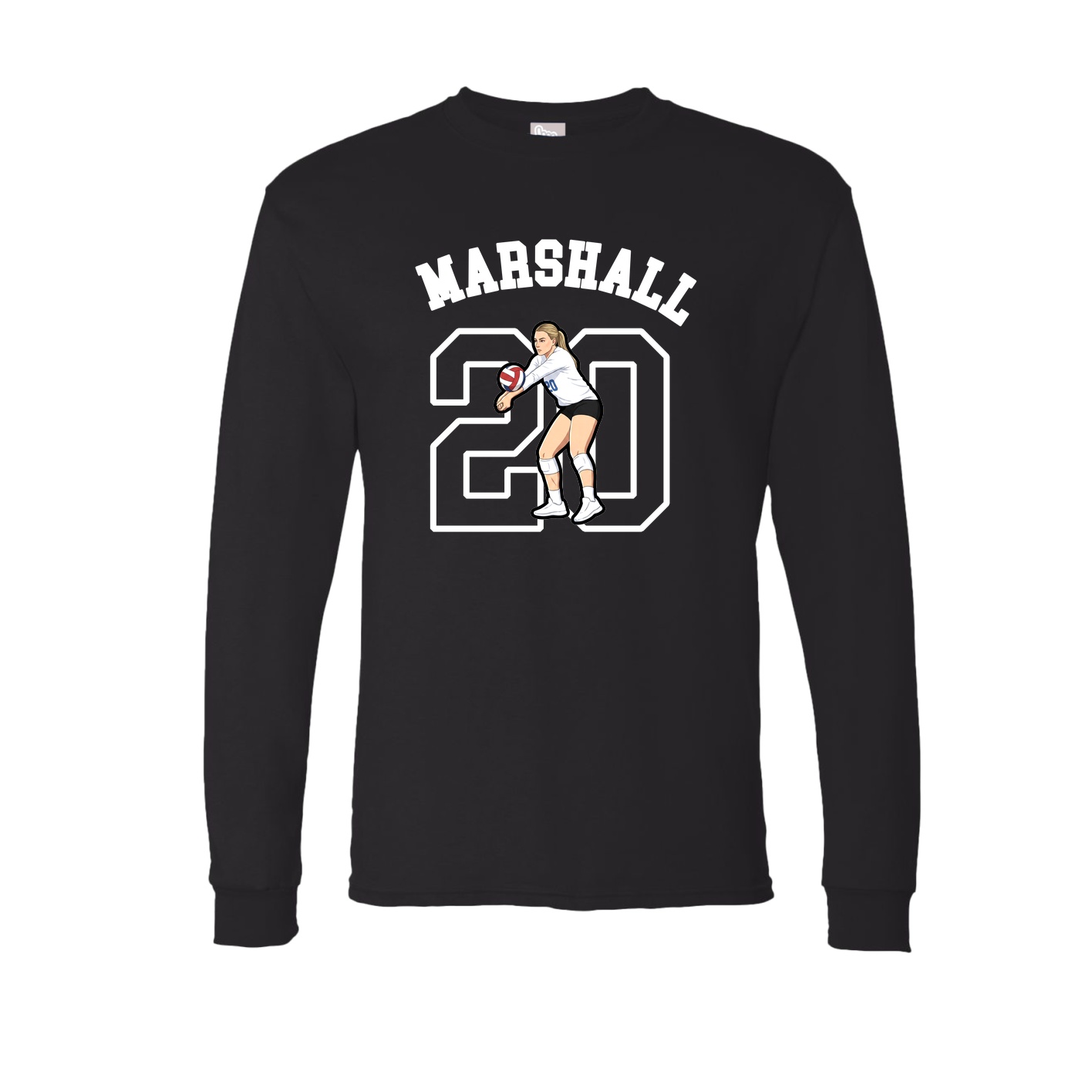 Long Sleeve Tee — Shirsey Arch in Black