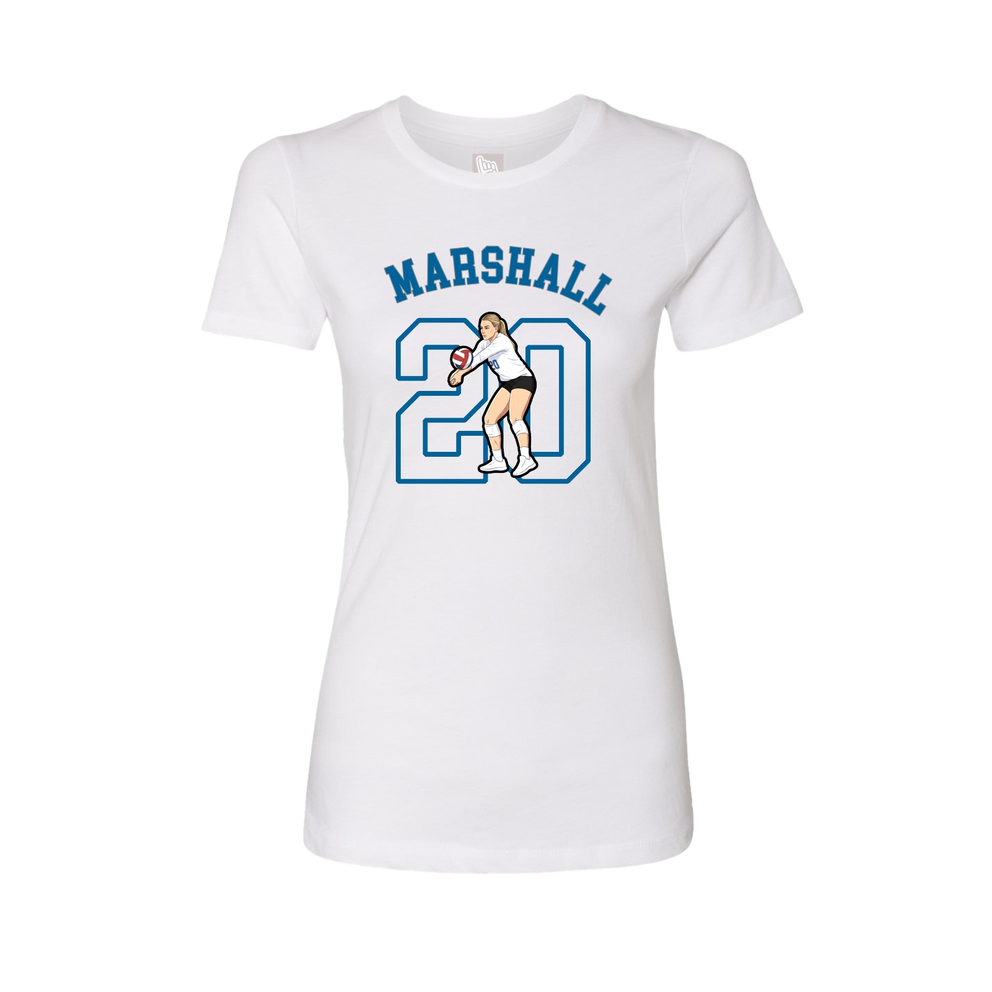 Womens Tee — Shirsey Arch in White