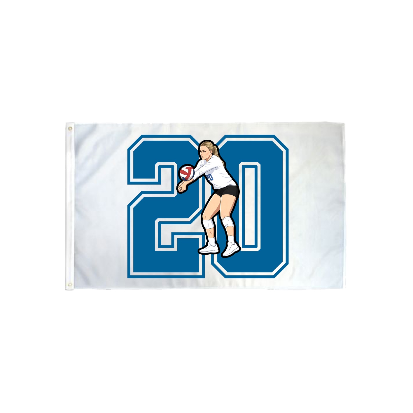 3x5 Flag — Number in Classic