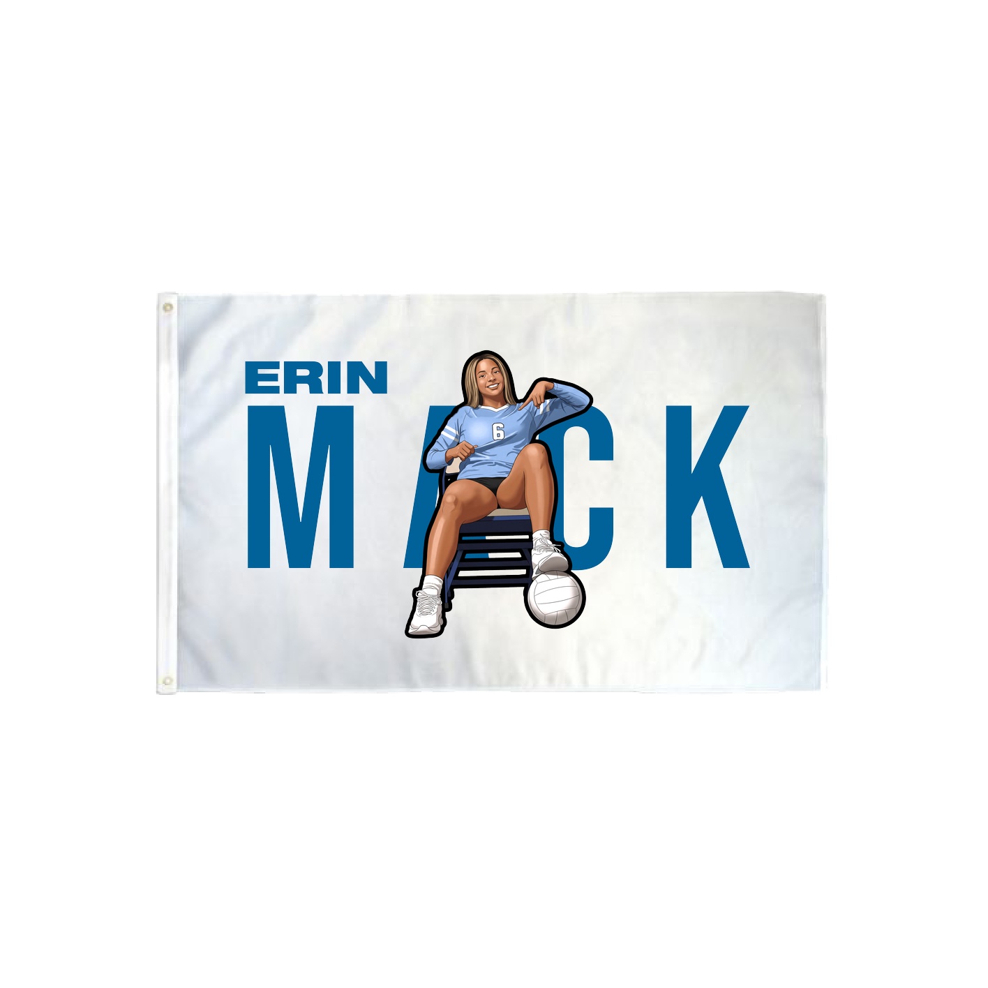3x5 Flag — Player Name in Classic