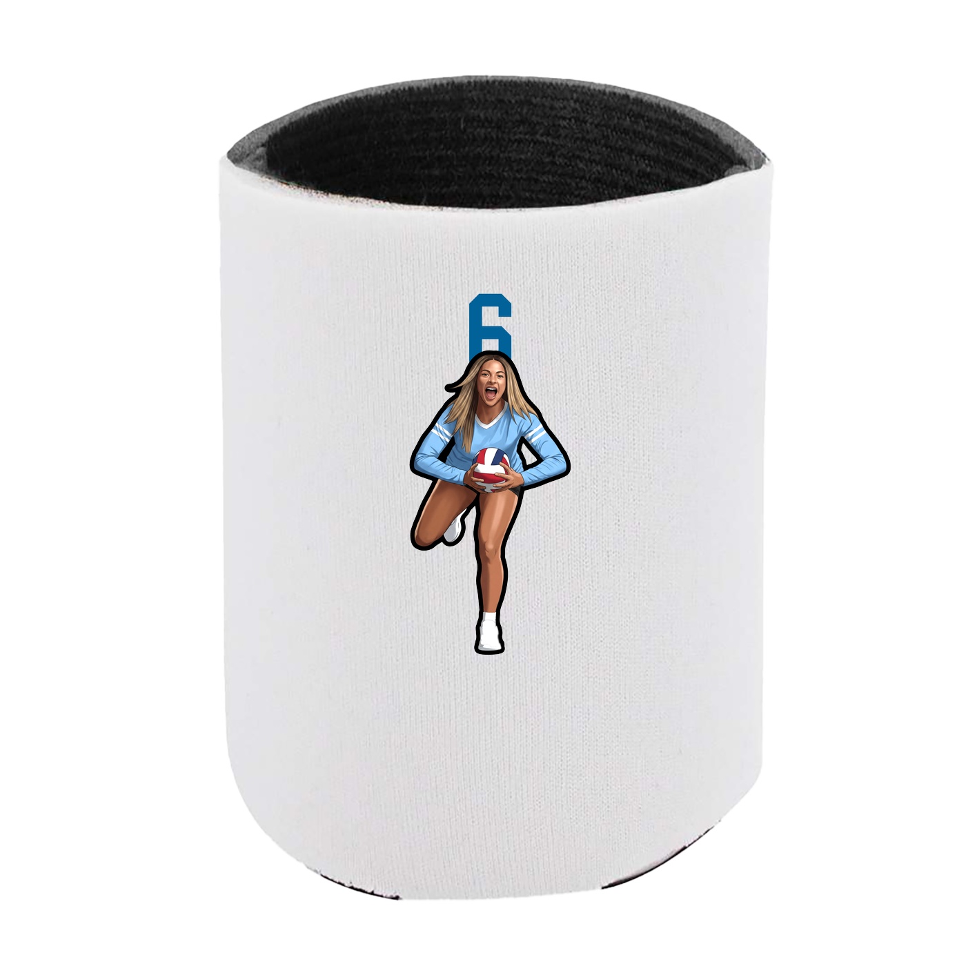 Can Holder — Number Top in White