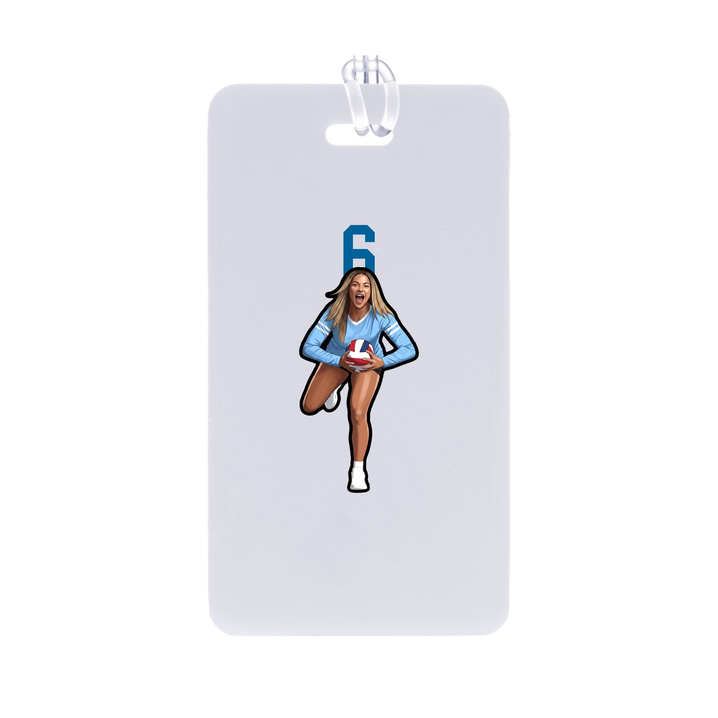 Bag Tag — Number Top in Classic