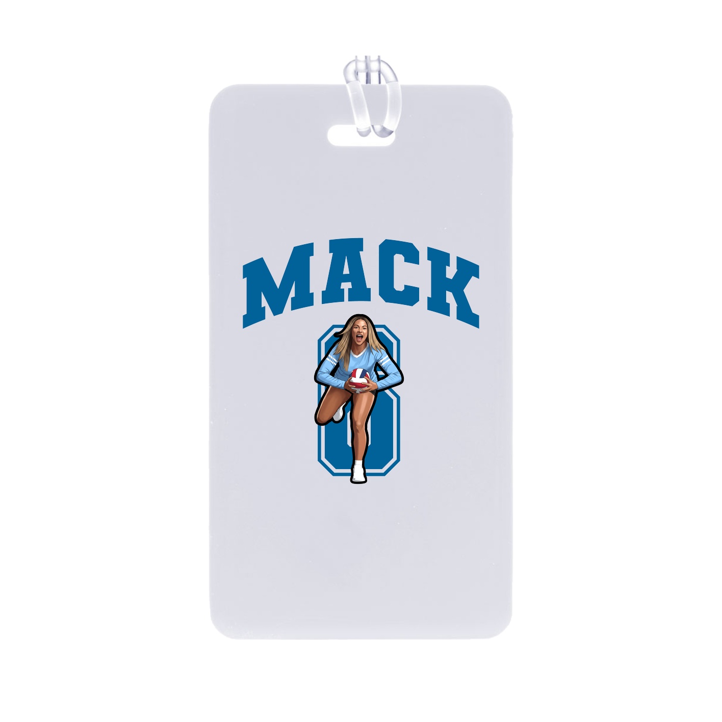 Bag Tag — Number in Classic
