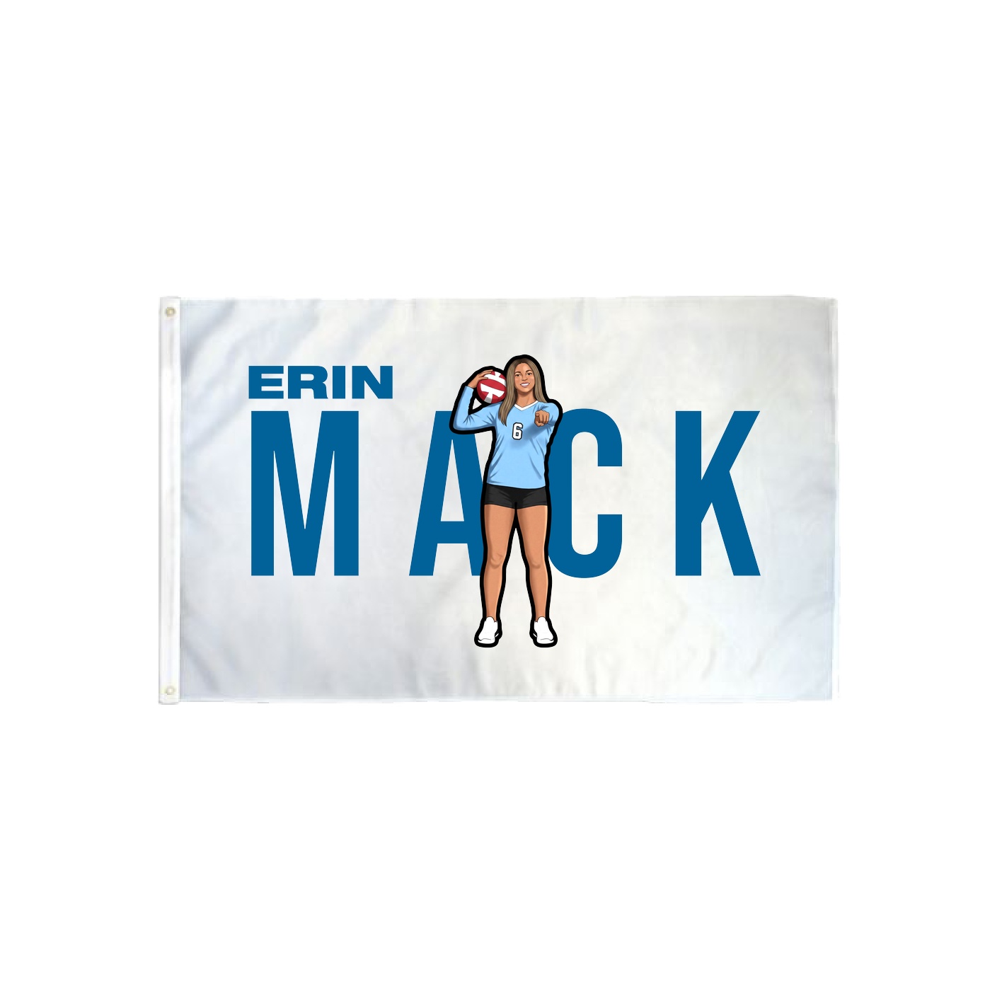 3x5 Flag — Player Name in Classic