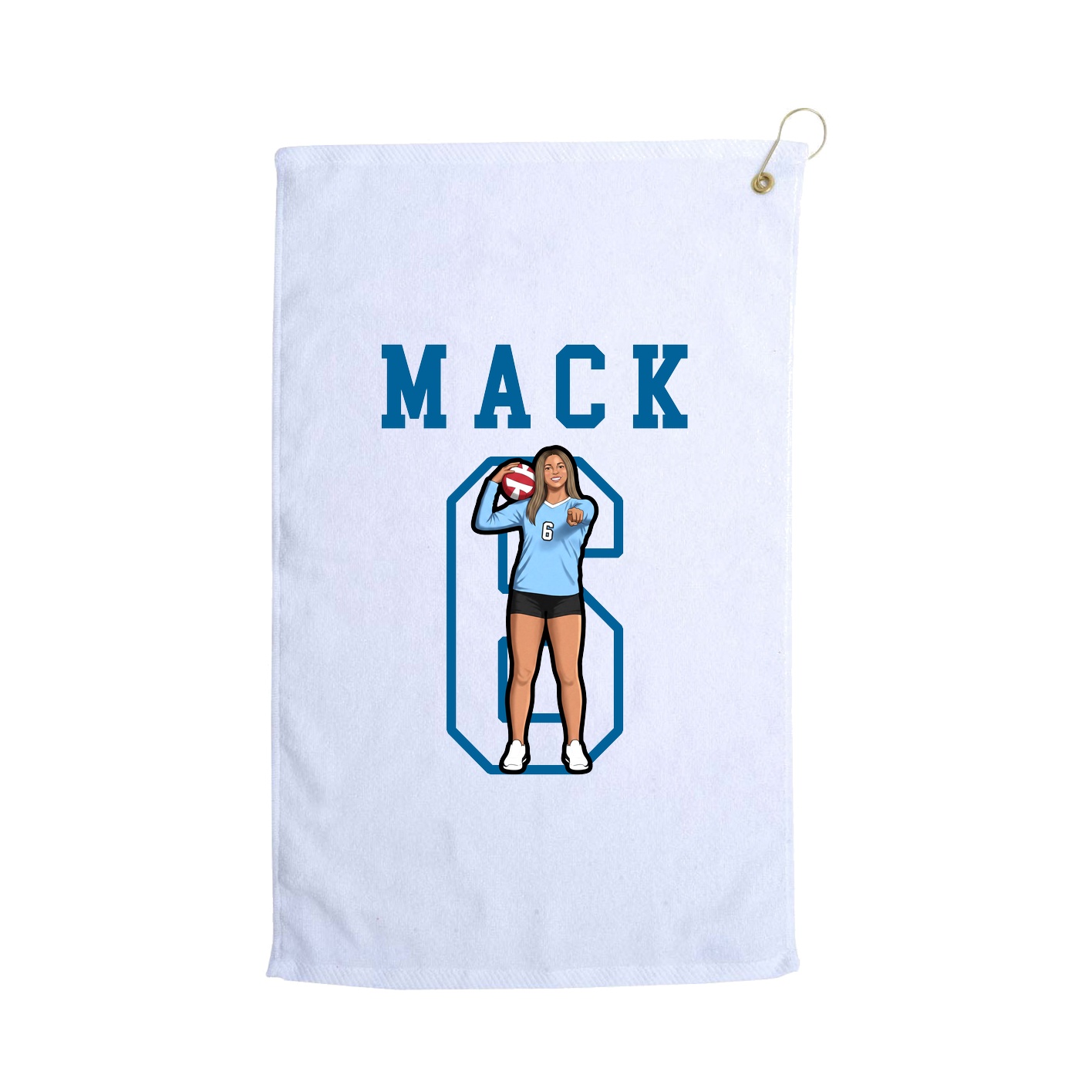 Golf Towel — Shirsey in White