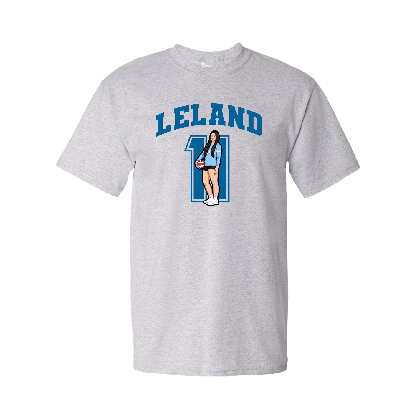 Youth Tee — Number in Grey