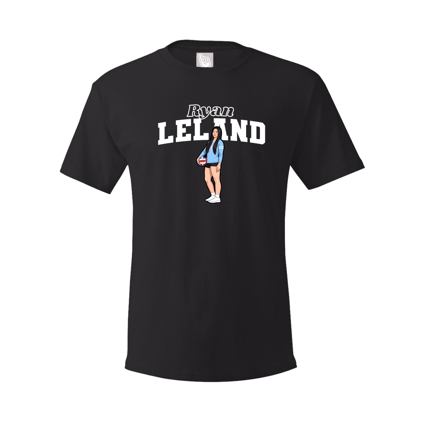 Youth Tee — Name Arch in Black