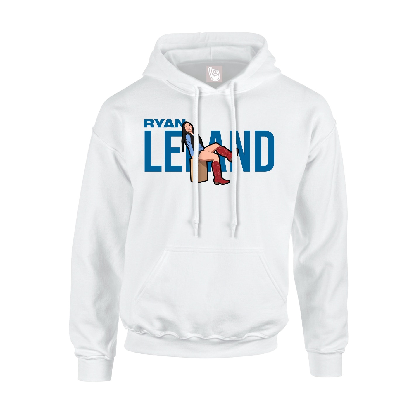 Hoodie — Player Name in White