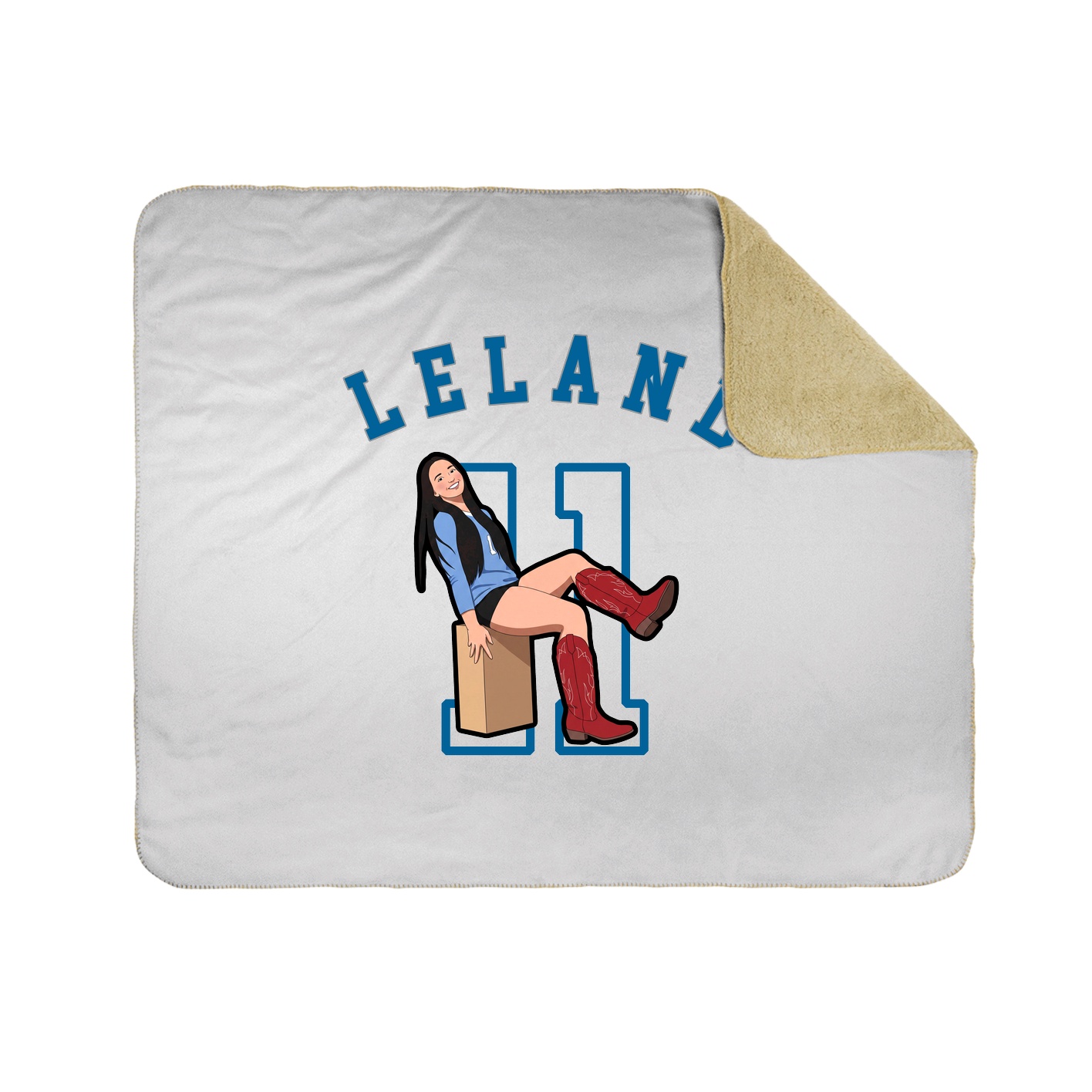 Throw Blanket — Shirsey Arch in White