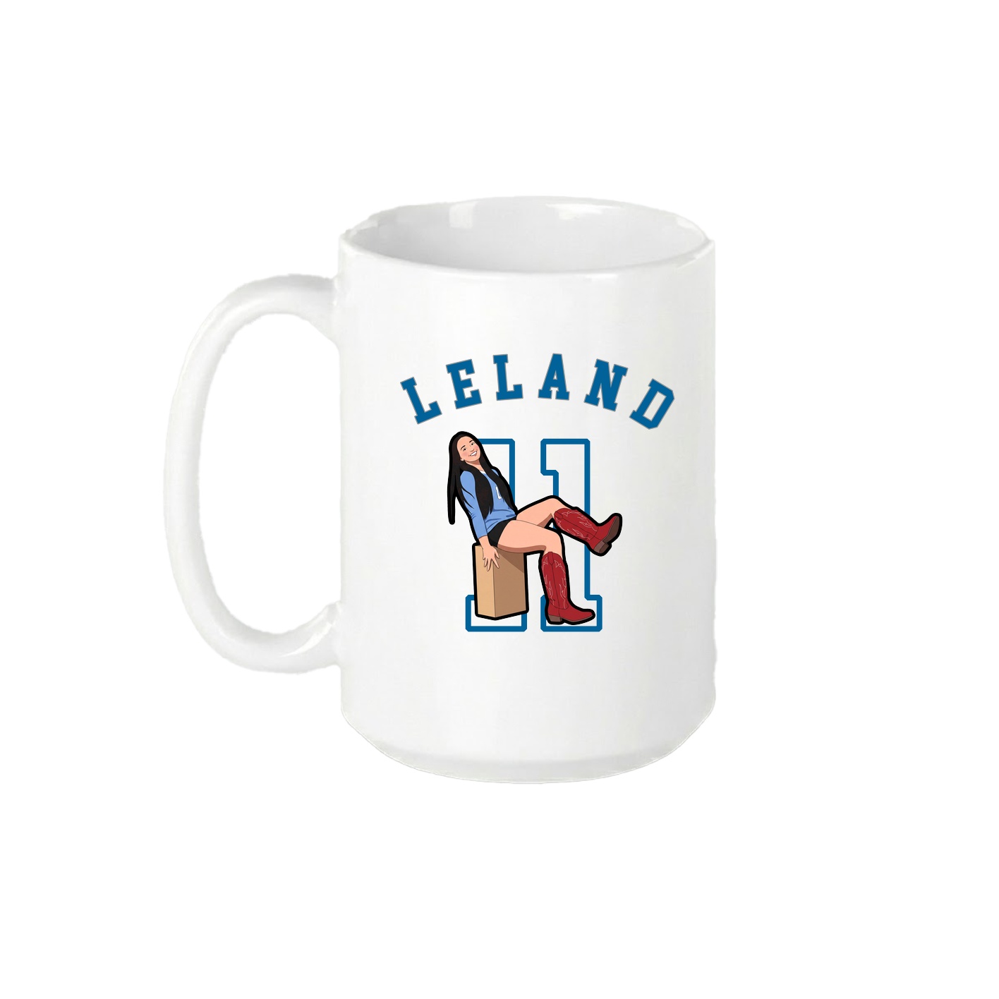 15oz Coffee Mug — Shirsey Arch in White