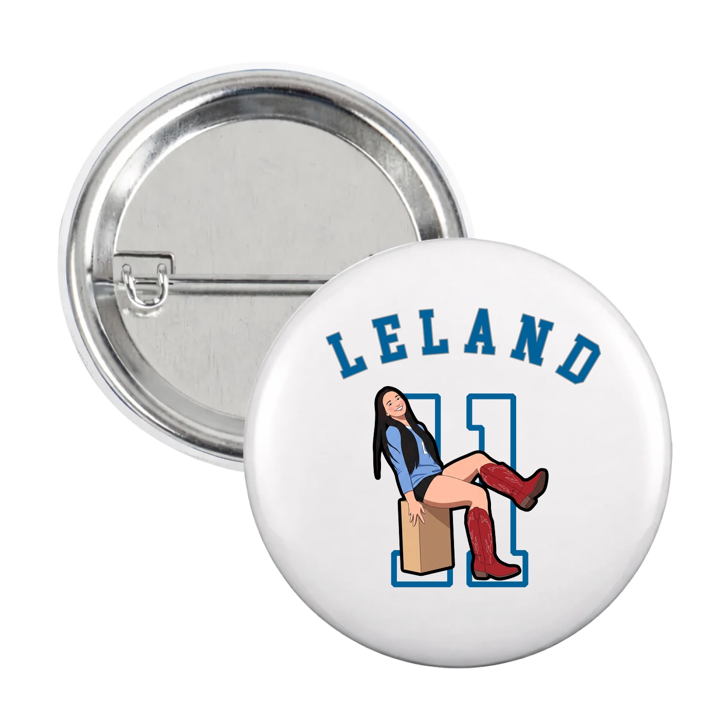 Game Day Button — Shirsey Arch in White