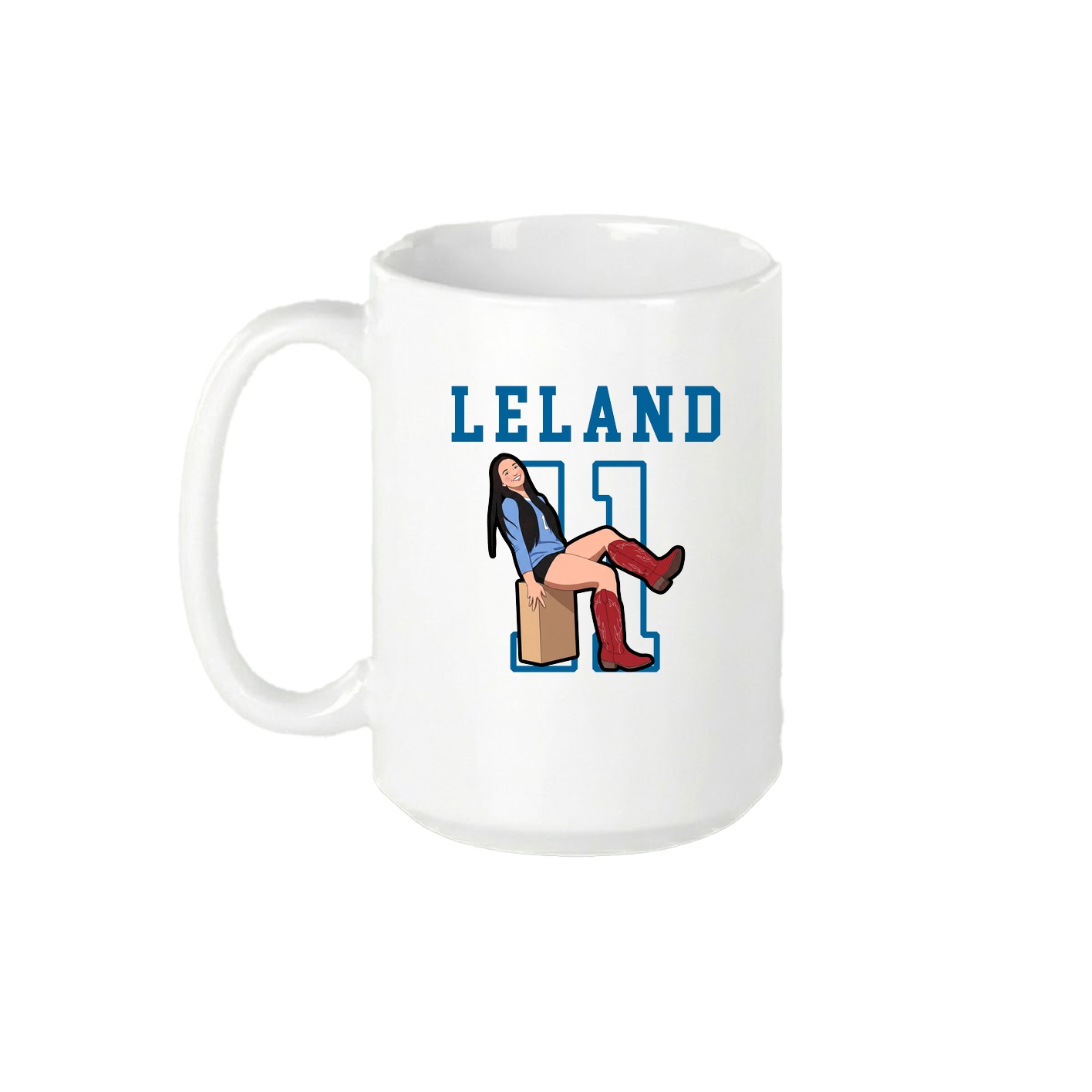 15oz Coffee Mug — Shirsey in White