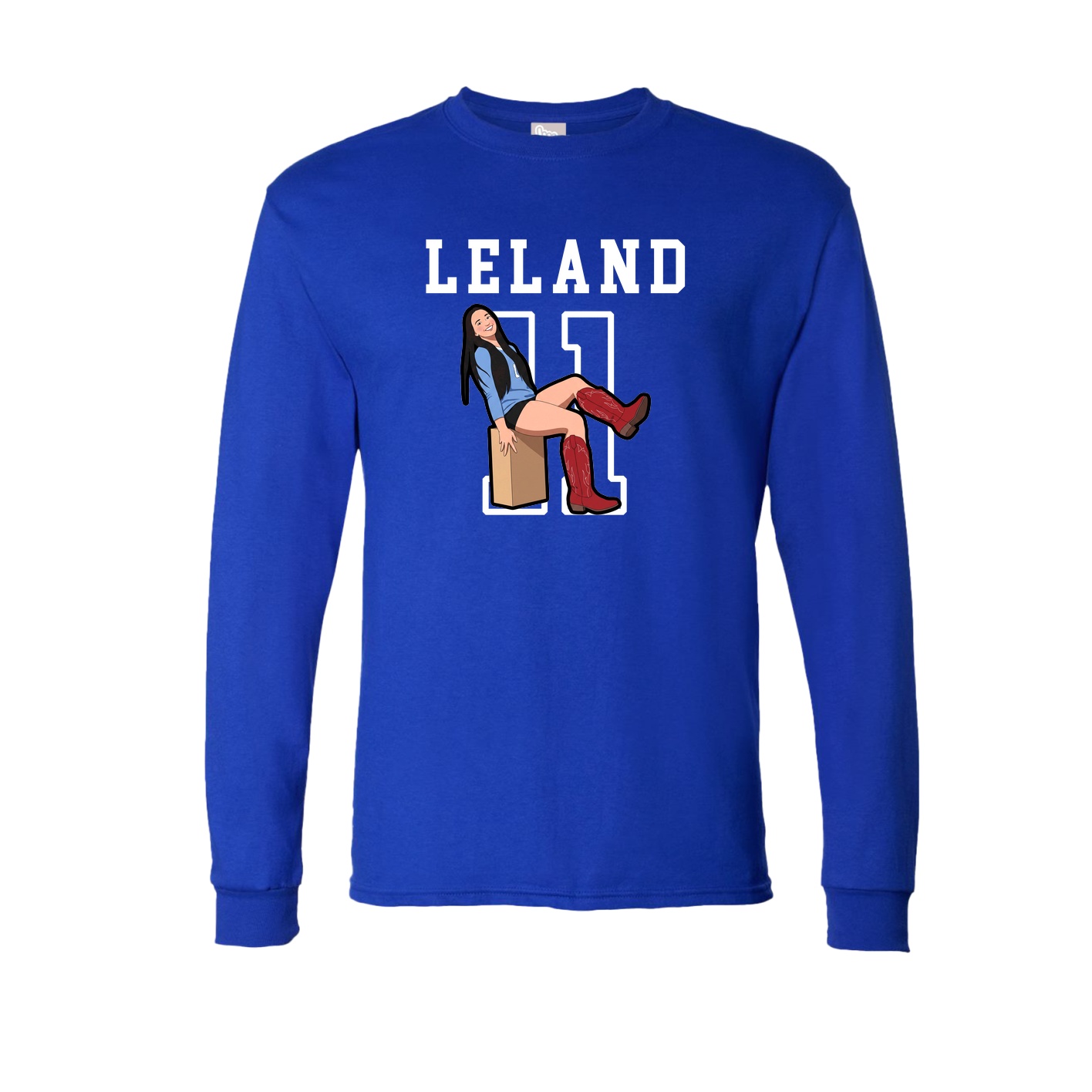 Long Sleeve Tee — Shirsey in Royal