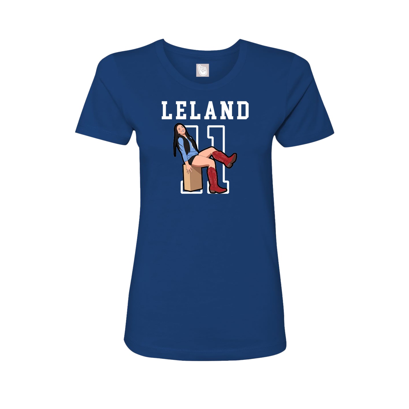 Fitted Women's Tee — Shirsey in Royal